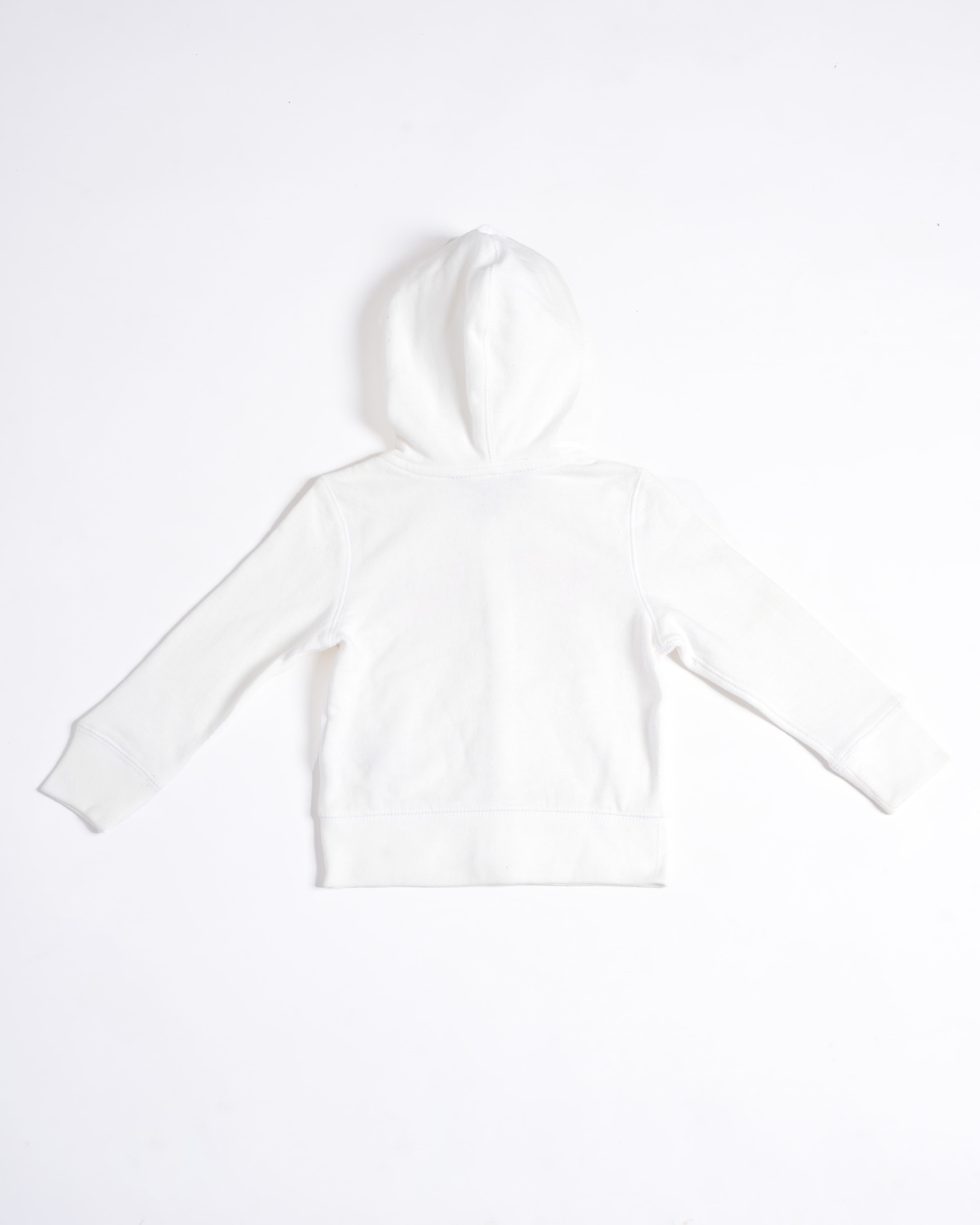 Polo by Ralph Lauren White Kids Zip-Up Sweatshirt