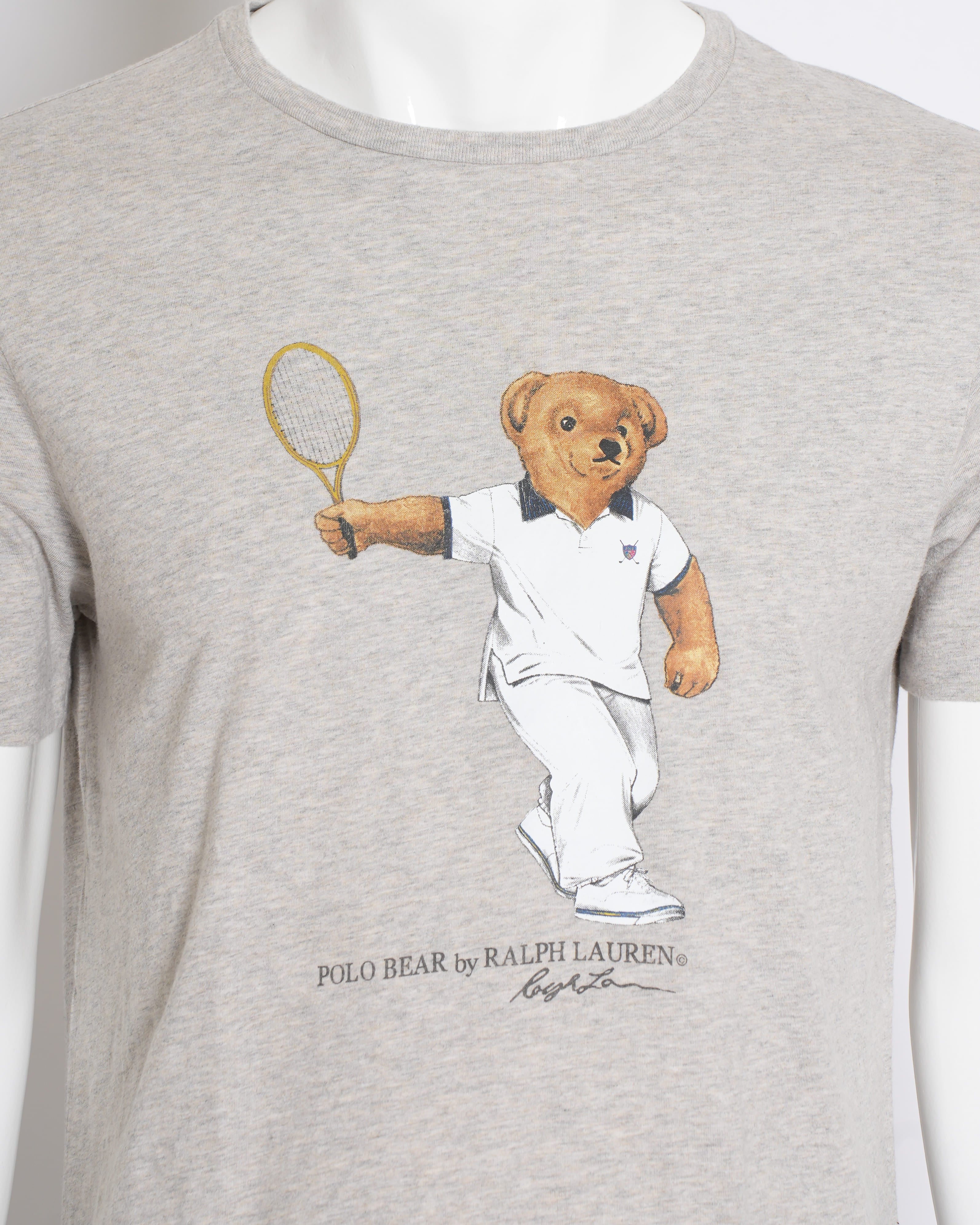Polo by ralph lauren bear tennis tshirt