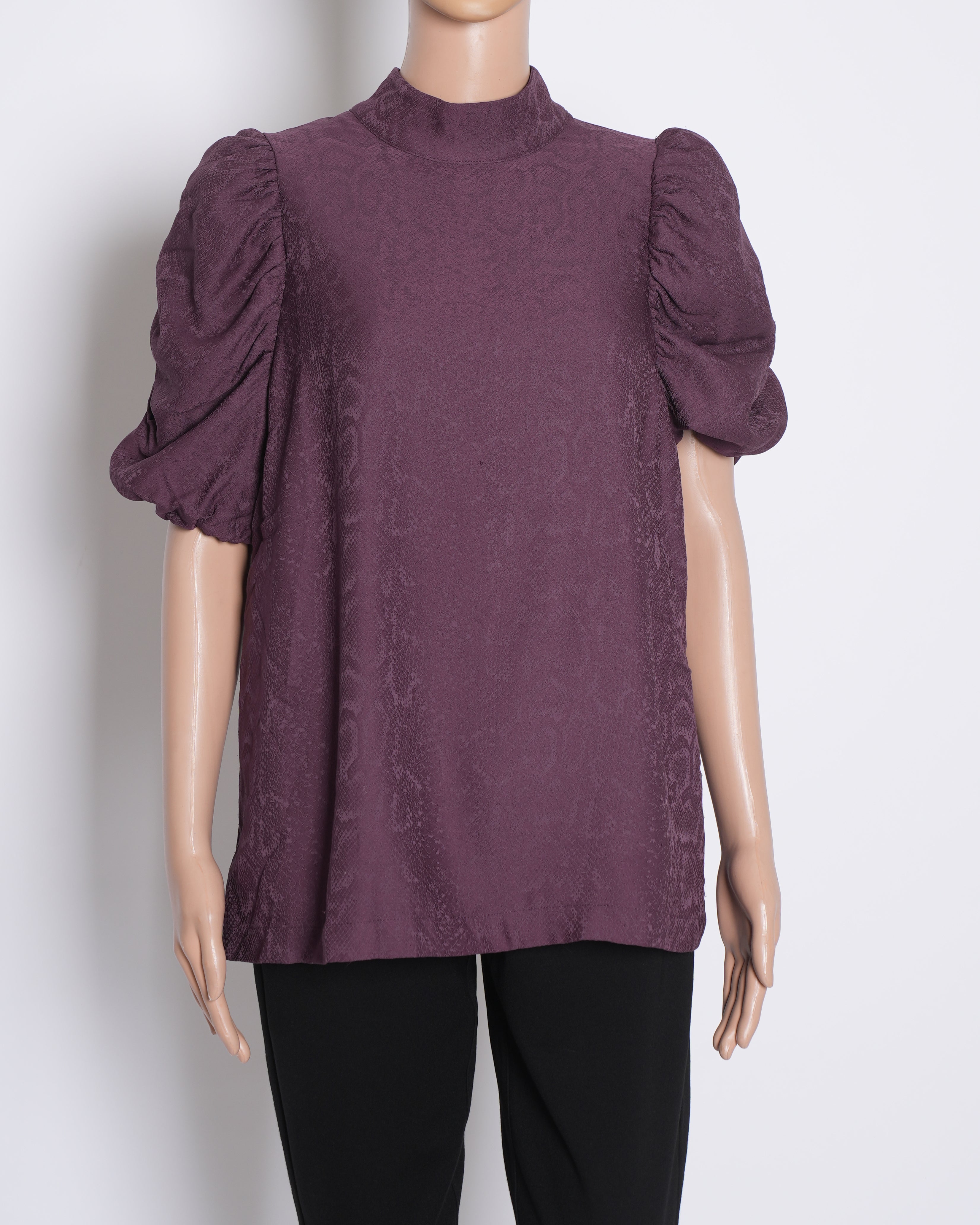 Ted Baker Deep Purple Kalmiia Exaggerated Sleeve Top