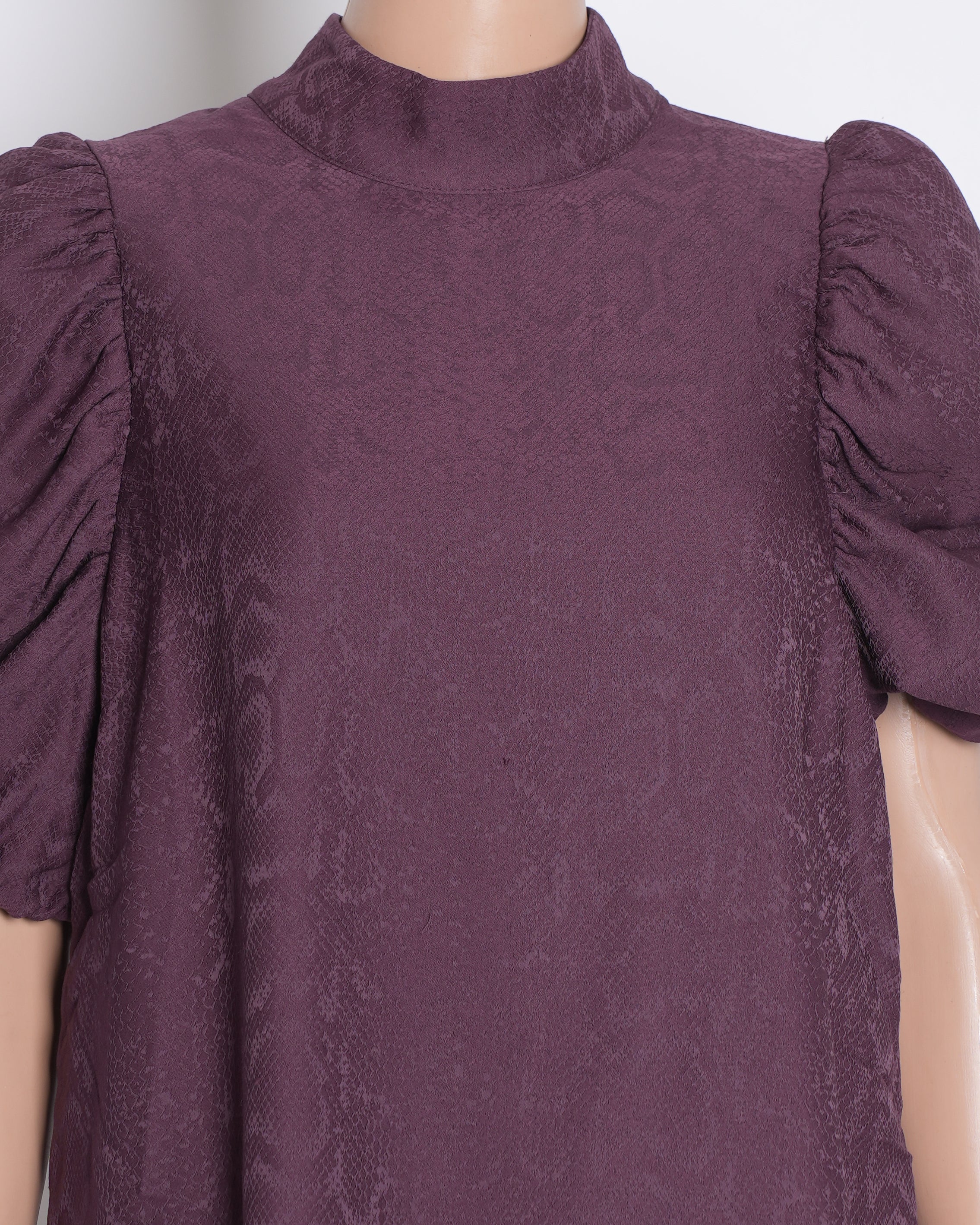 Ted Baker Deep Purple Kalmiia Exaggerated Sleeve Top