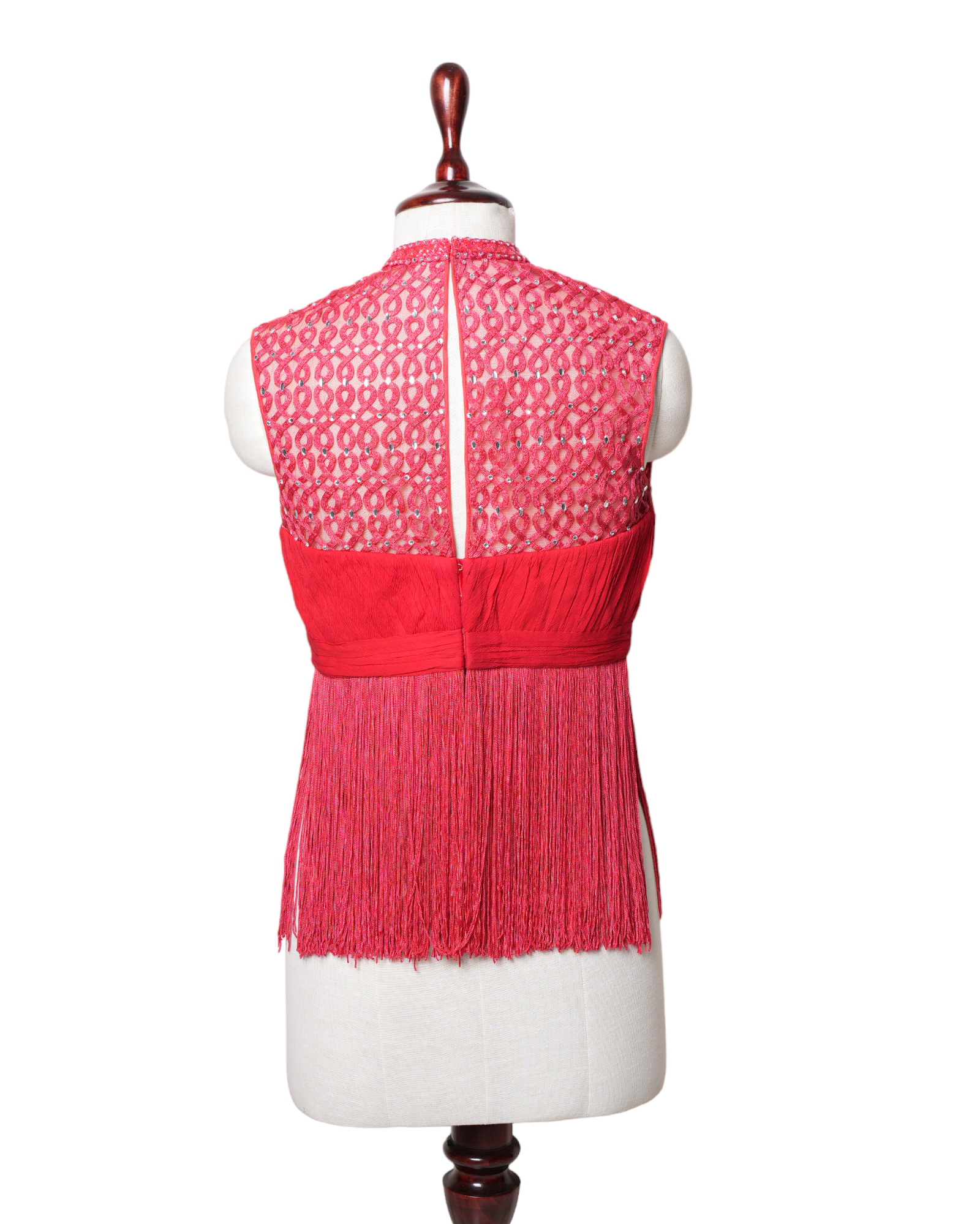 Tarun Tahiliani Red Saree