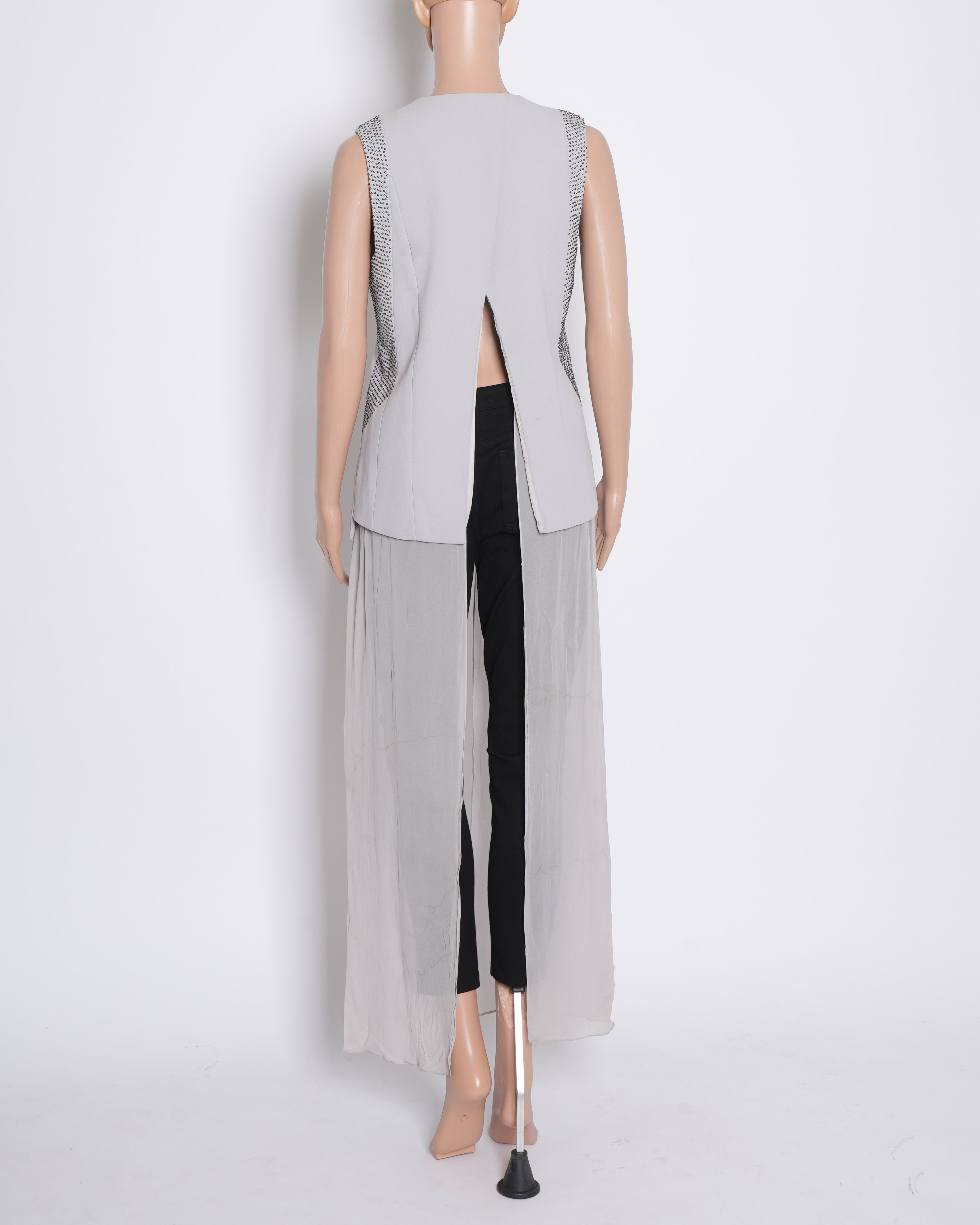 Rohit Gandhi & Rahul Khanna asymmetrical Top in grey