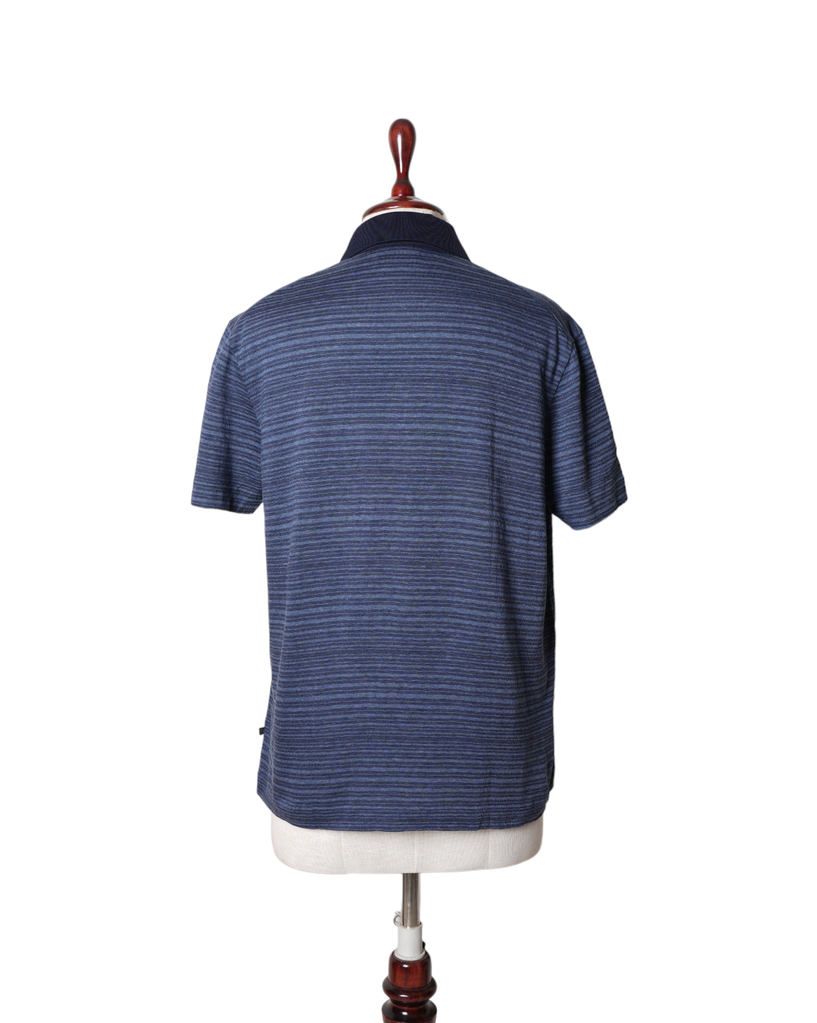 Boss Blue Horizontal Stripes T-shirt