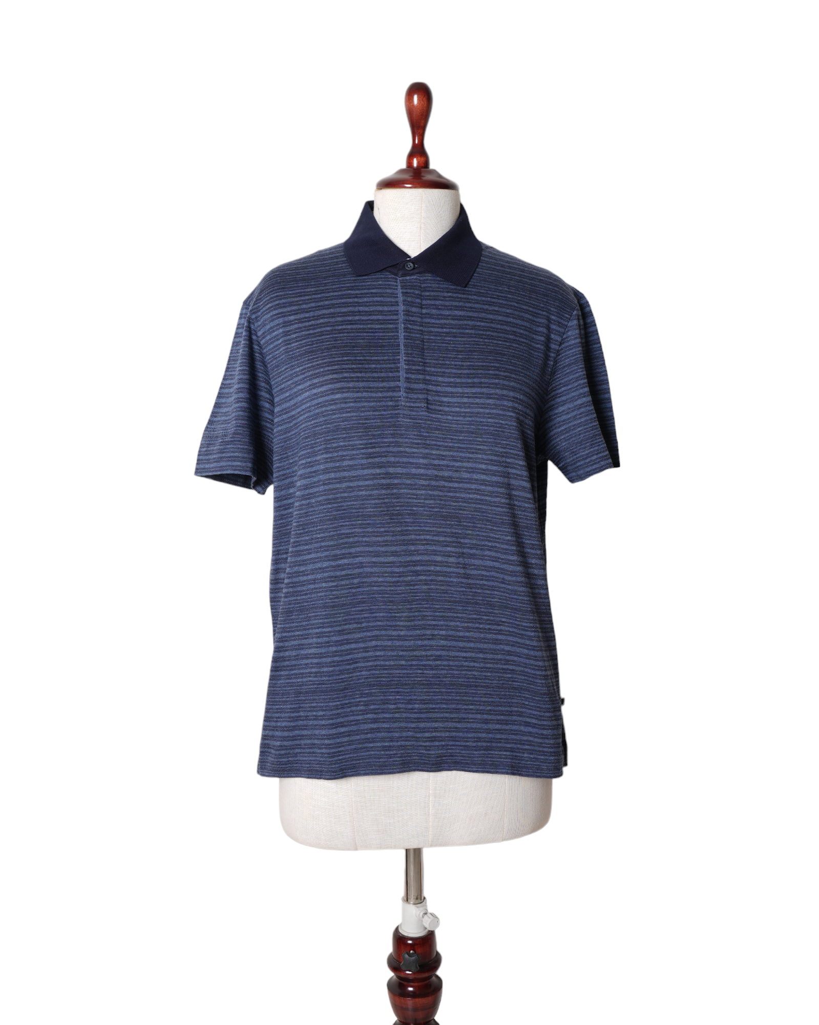 Boss Blue Horizontal Stripes T-shirt