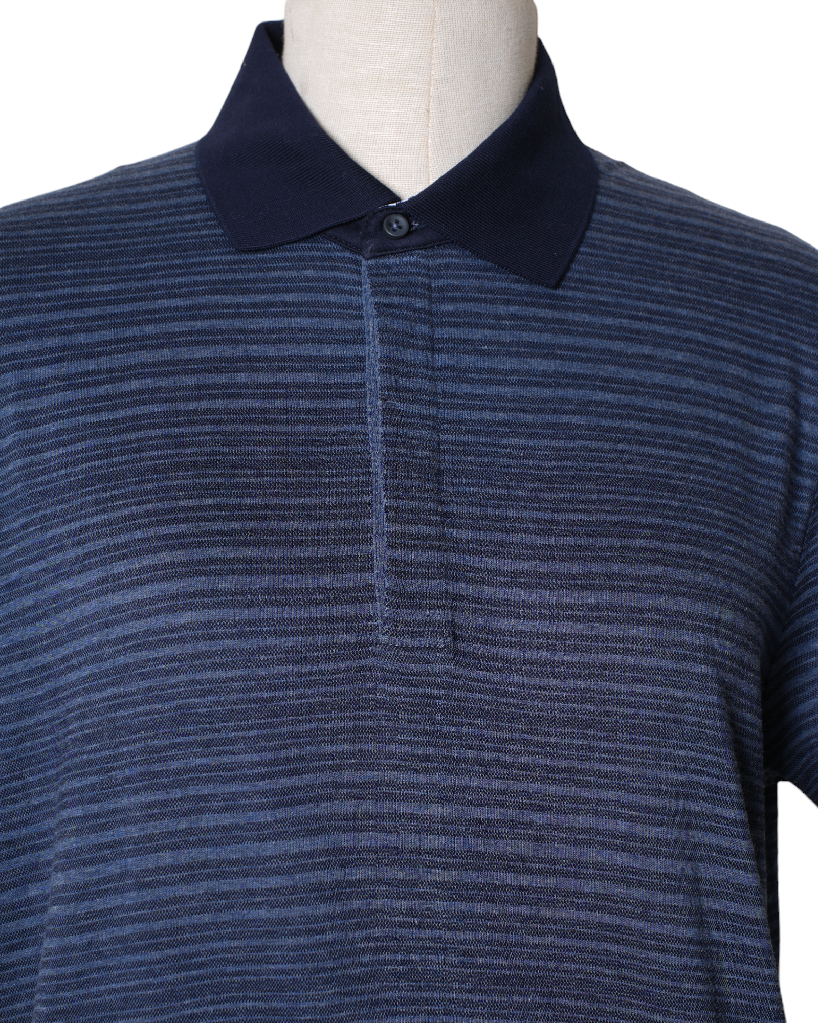 Boss Blue Horizontal Stripes T-shirt