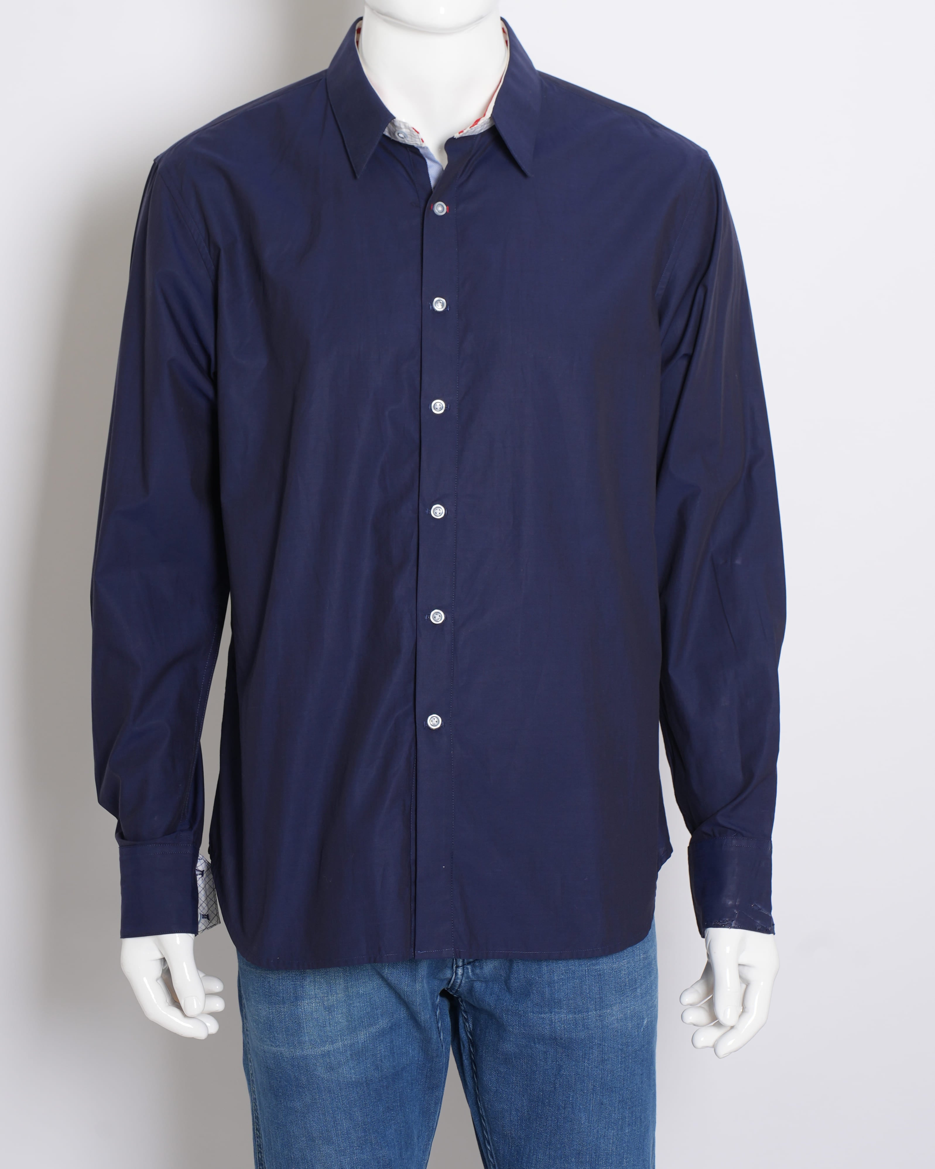 Paul Smith Full Sleeves shirt in Navy Blue