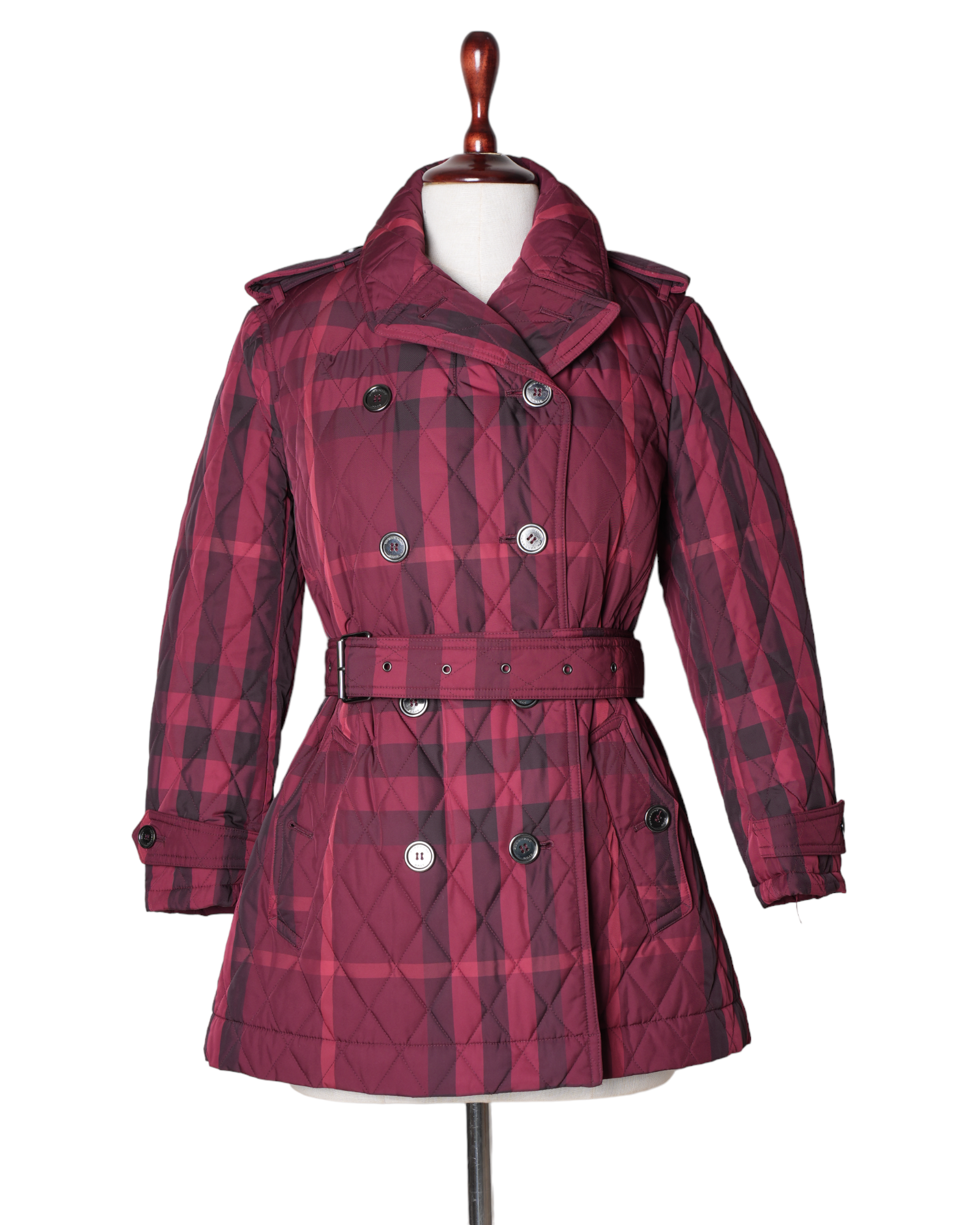 Burberry Red Black Jacket