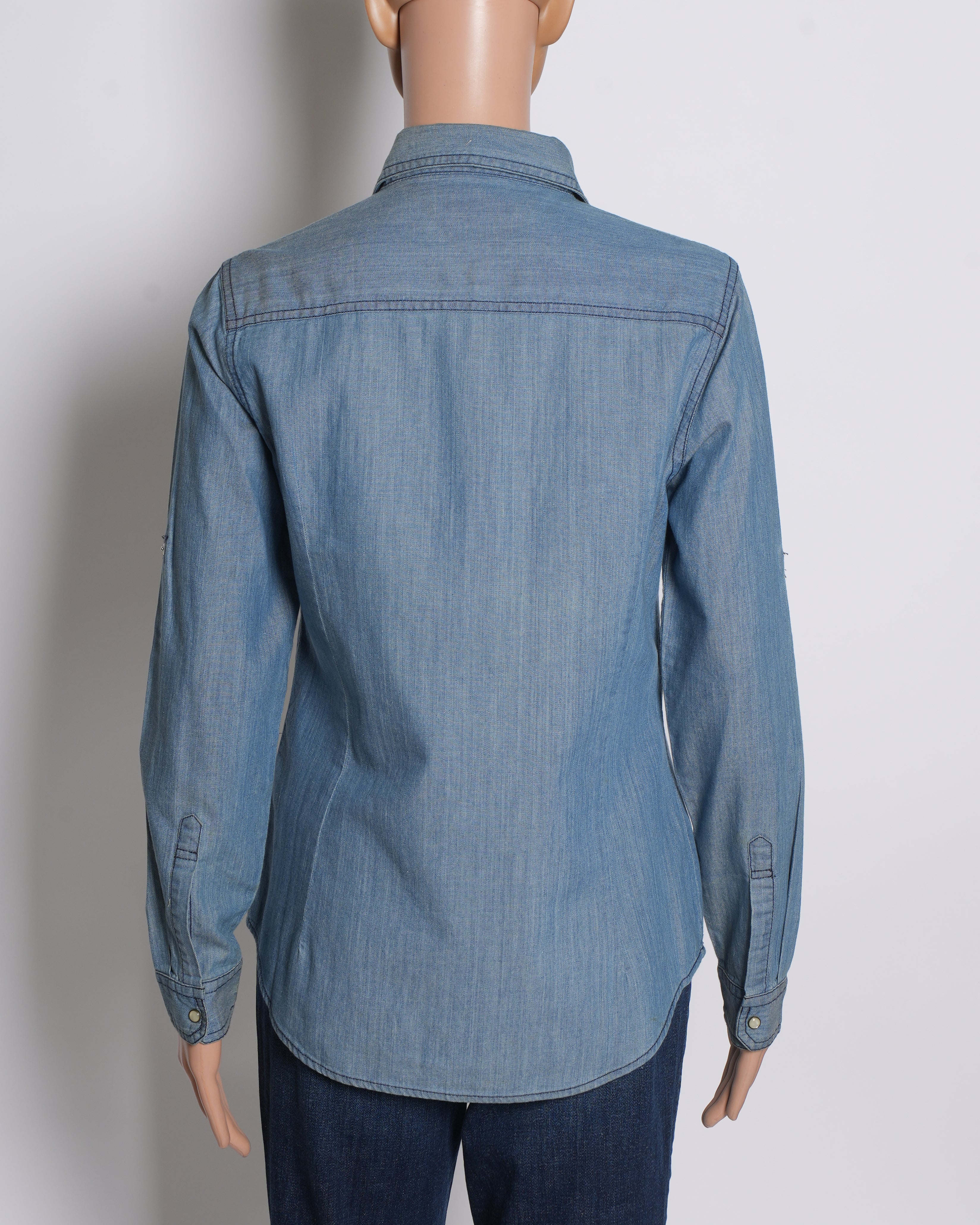 Ralph Lauren Womens Denim Polo Shirt