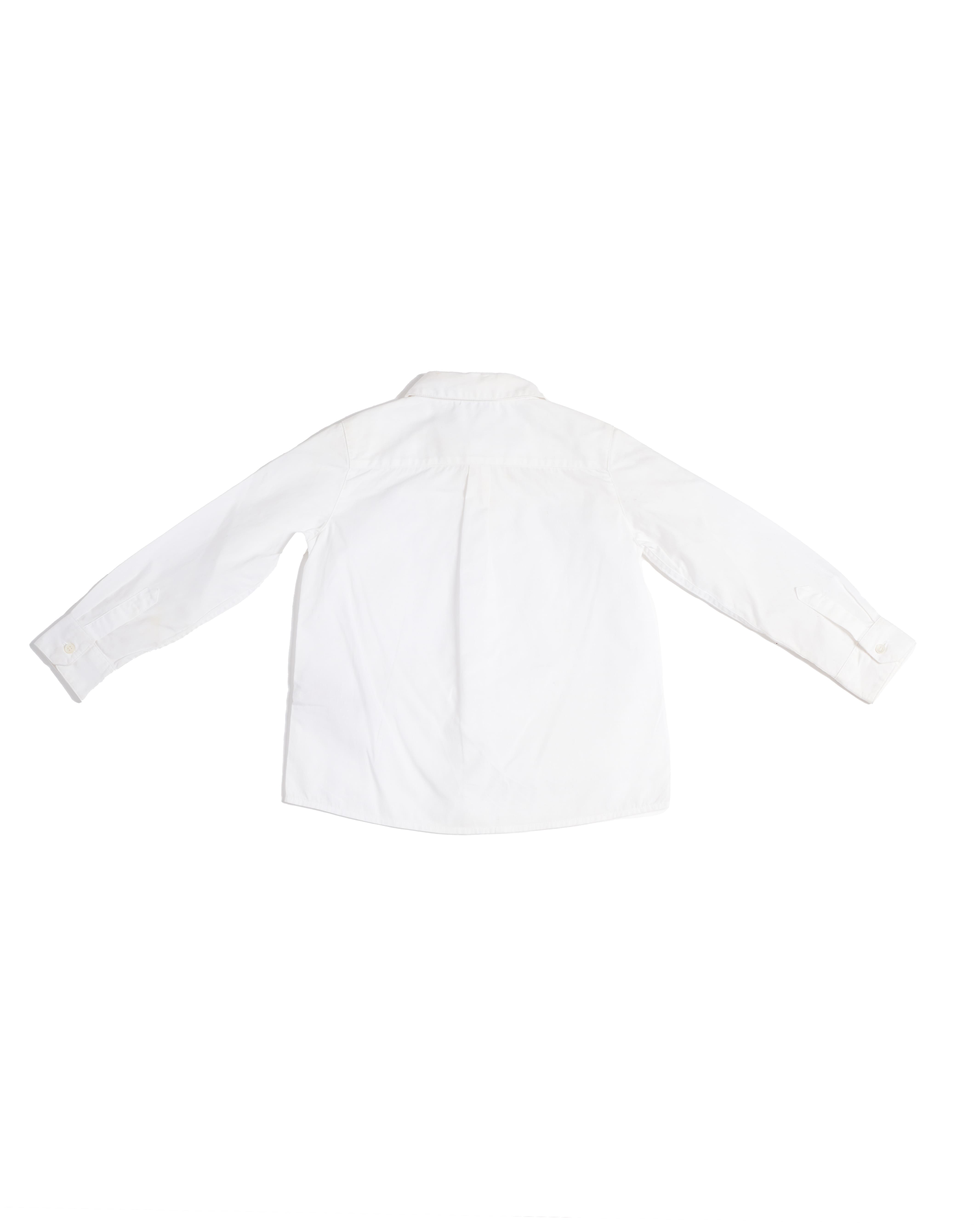 Dolce & Gabbana Kids White Shirt with Crown Patch