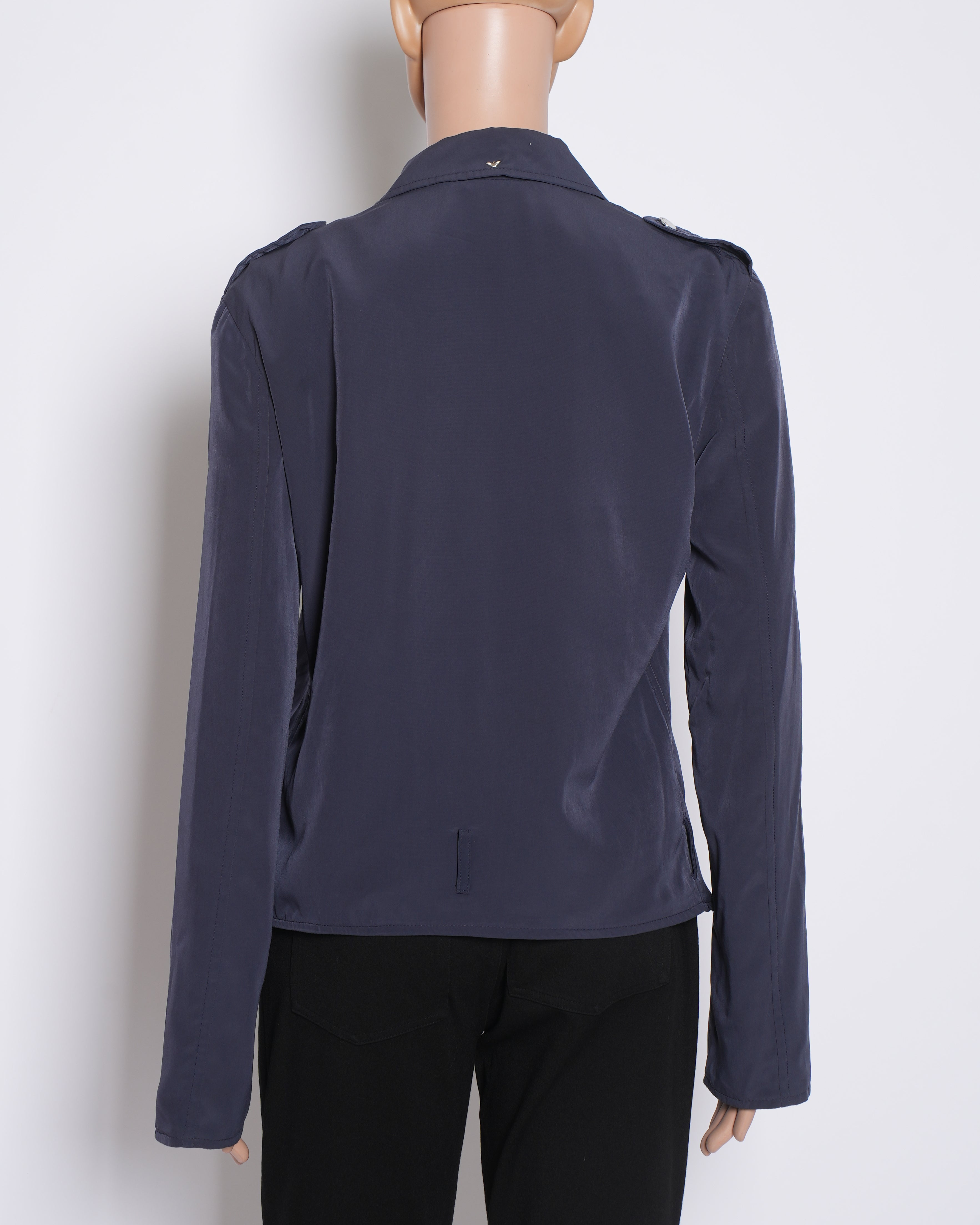 Armani Zipper Jacket With Full Sleeves