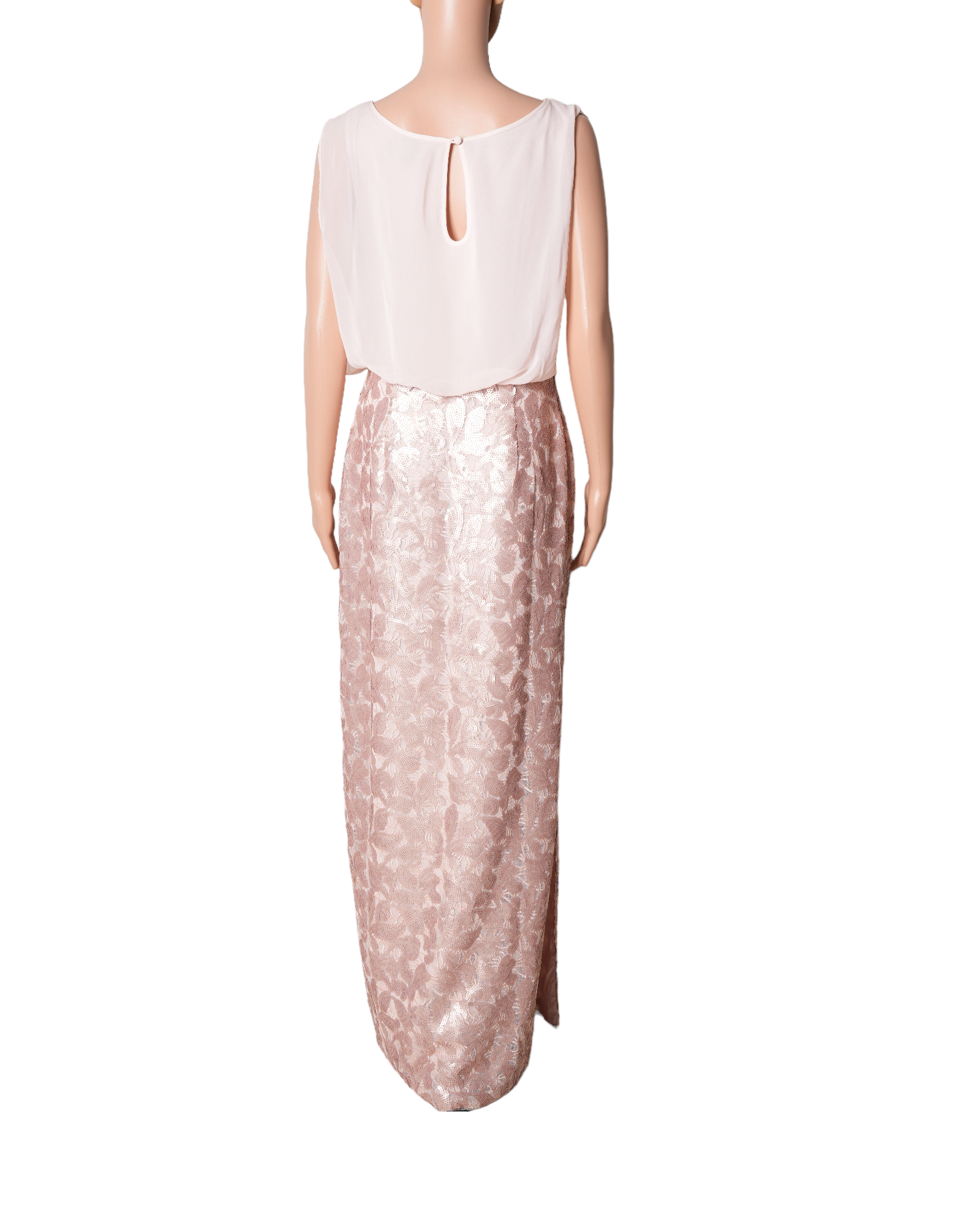Aidan Mattox Long Textured Dress
