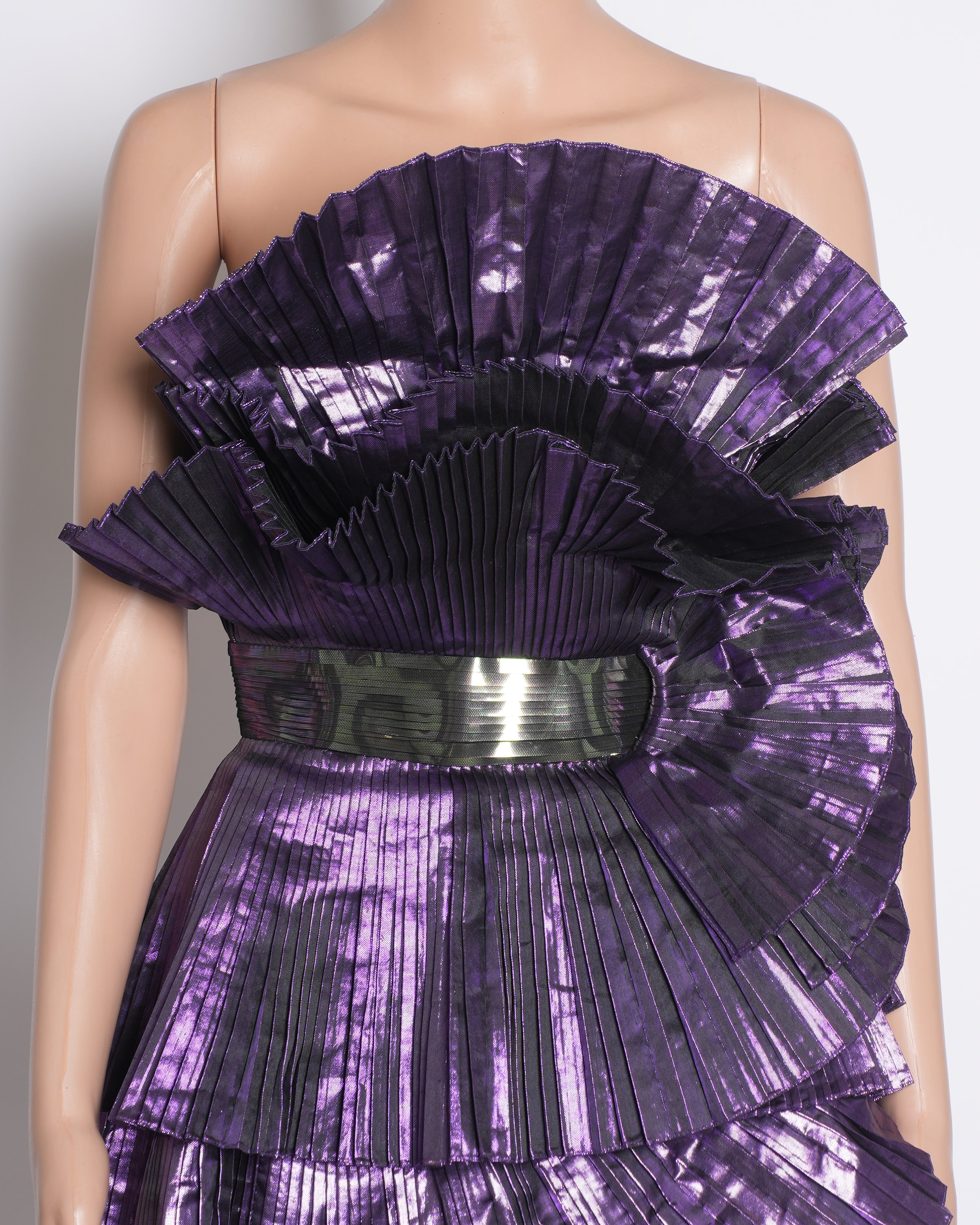 Amit Aggarwal Purple Dress