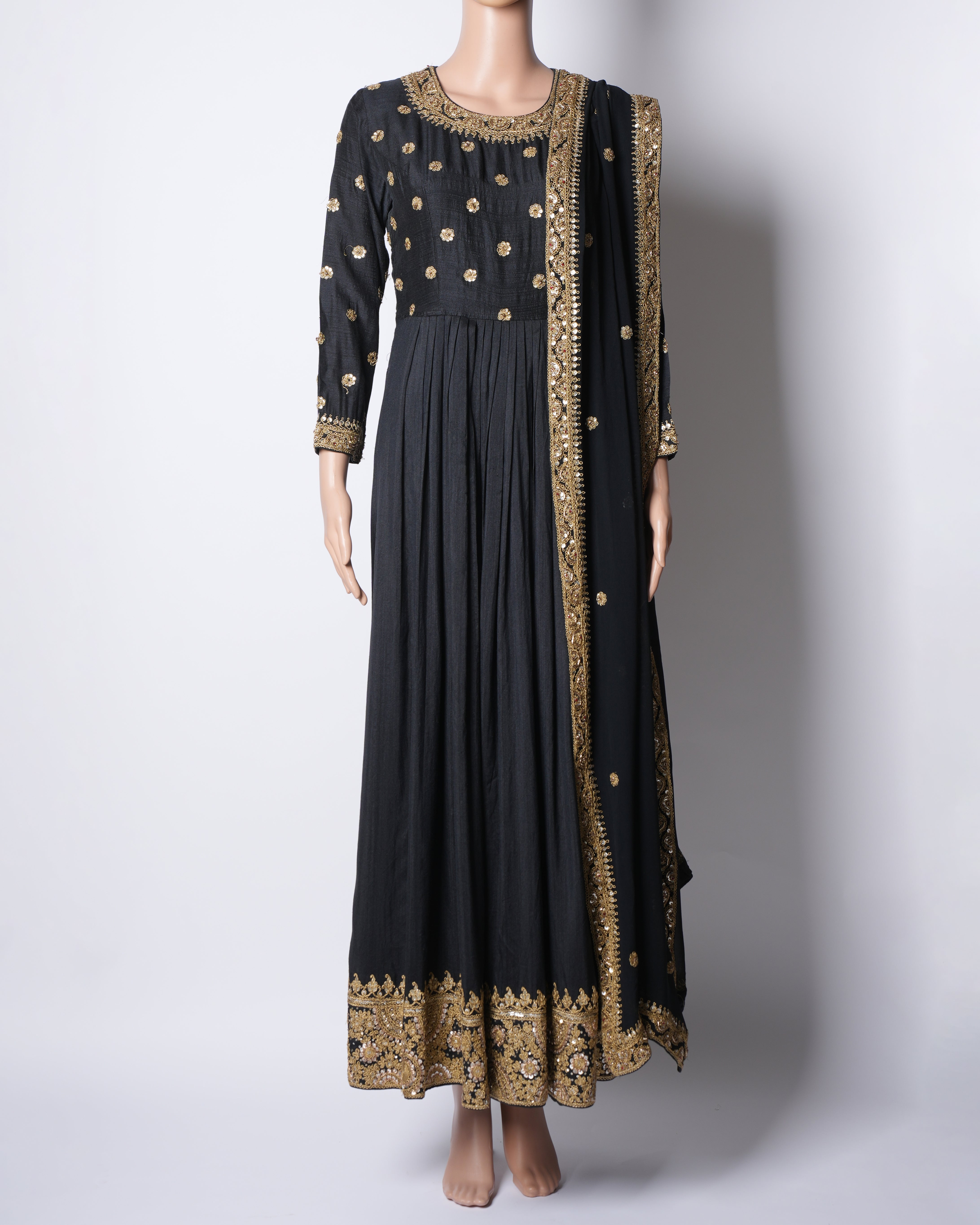 Saffron By Nidhi Tholia Embroidered Anarkali Set