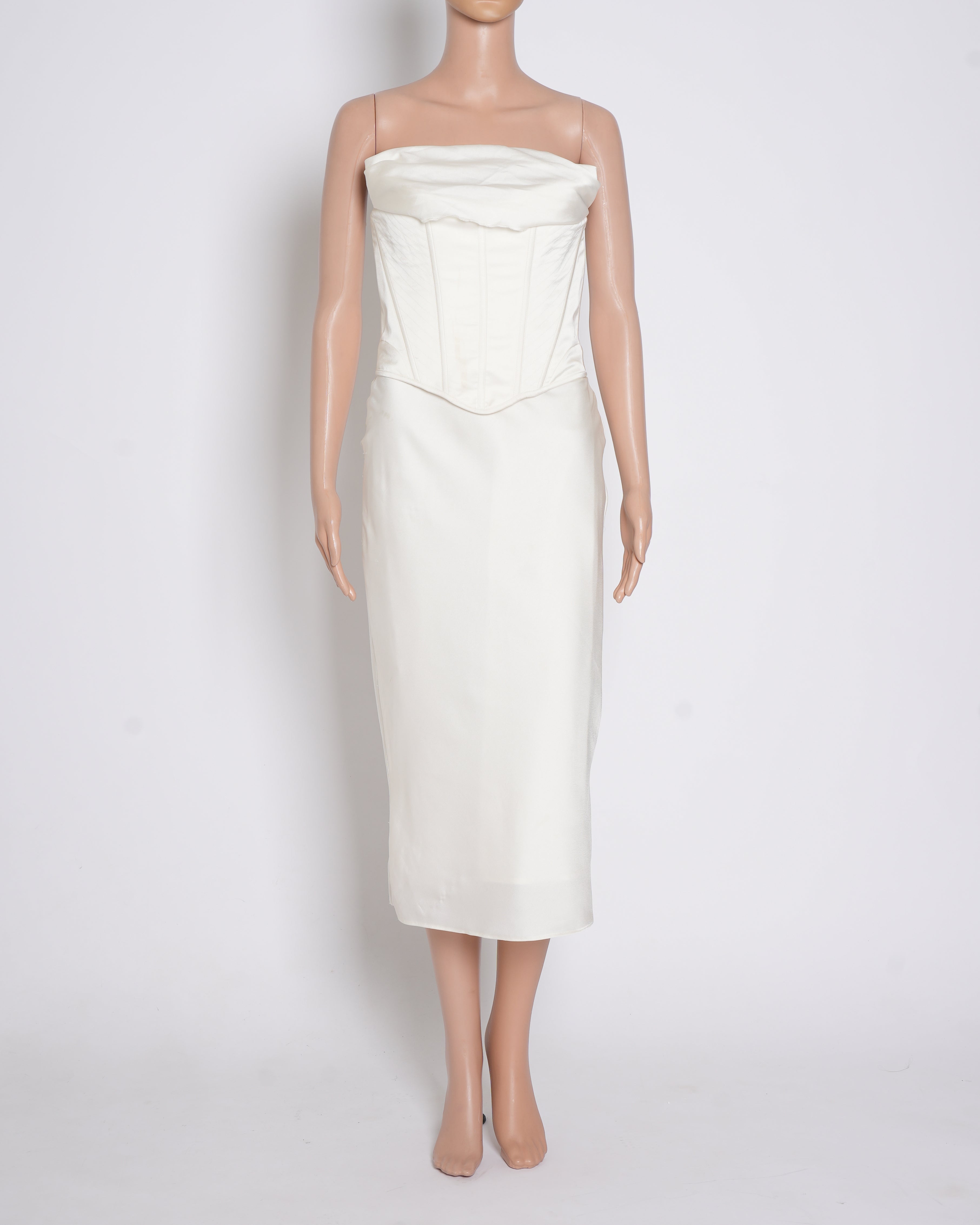 House of CB White Corset Dress