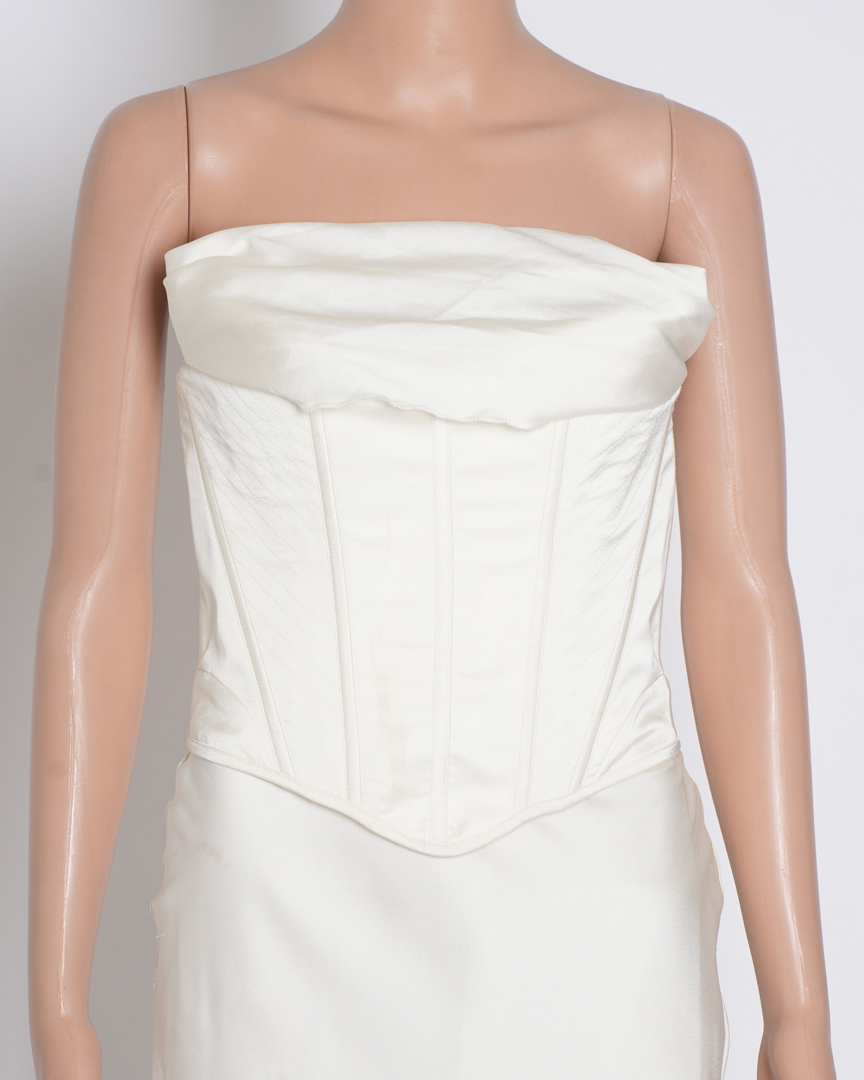 House of CB White Corset Dress