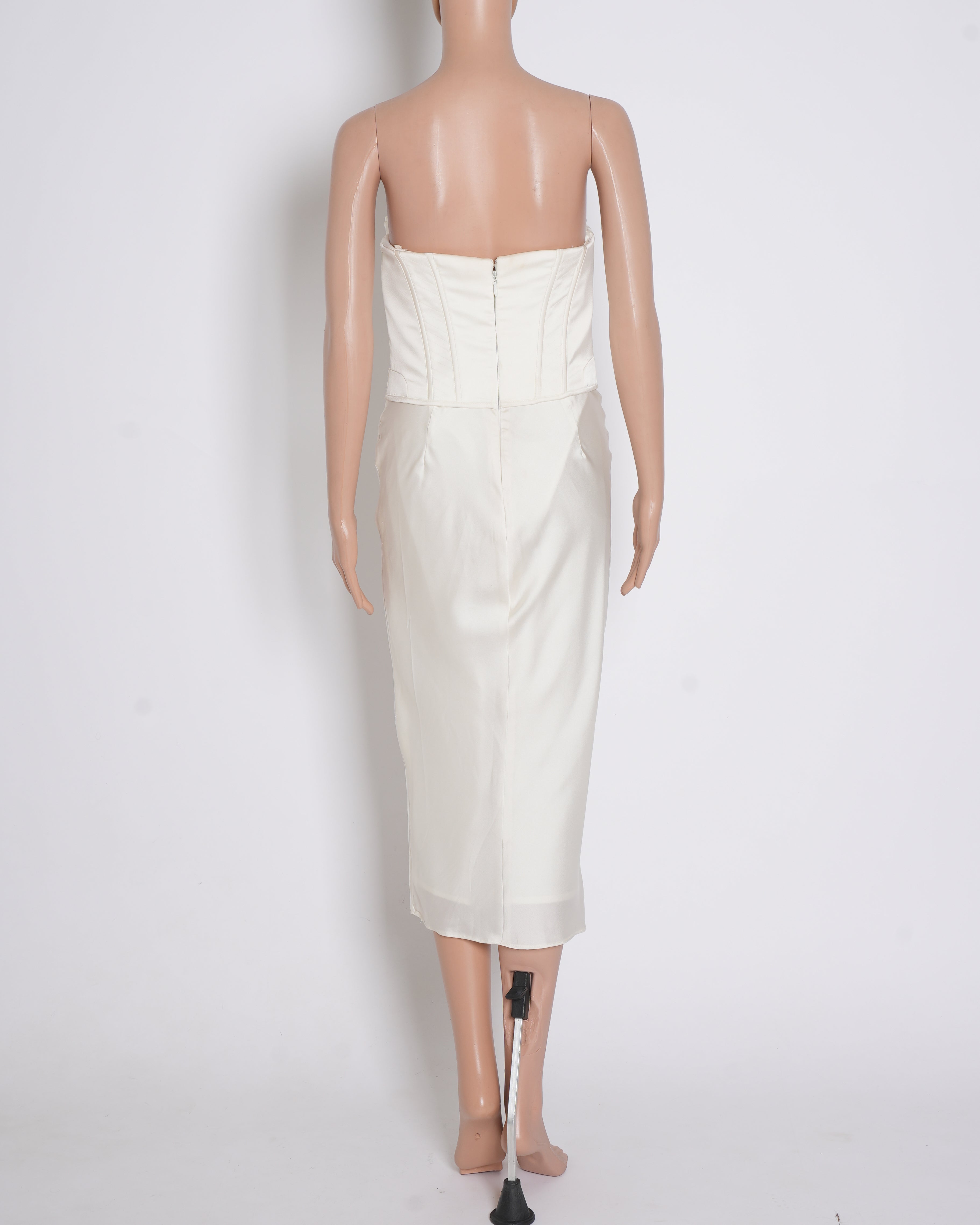 House of CB White Corset Dress