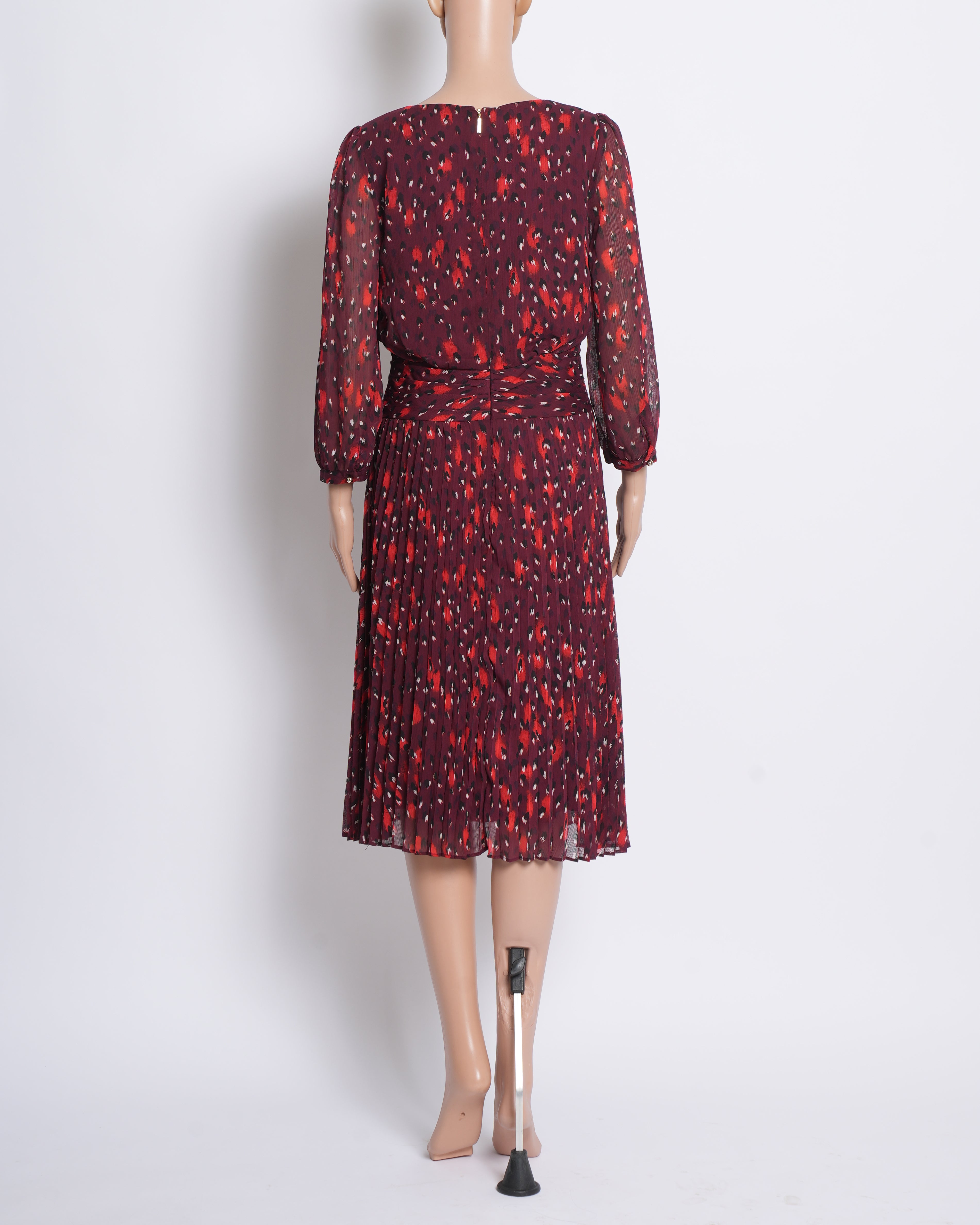 Karl Lagerfeld Elegant Pleated Midi Dress