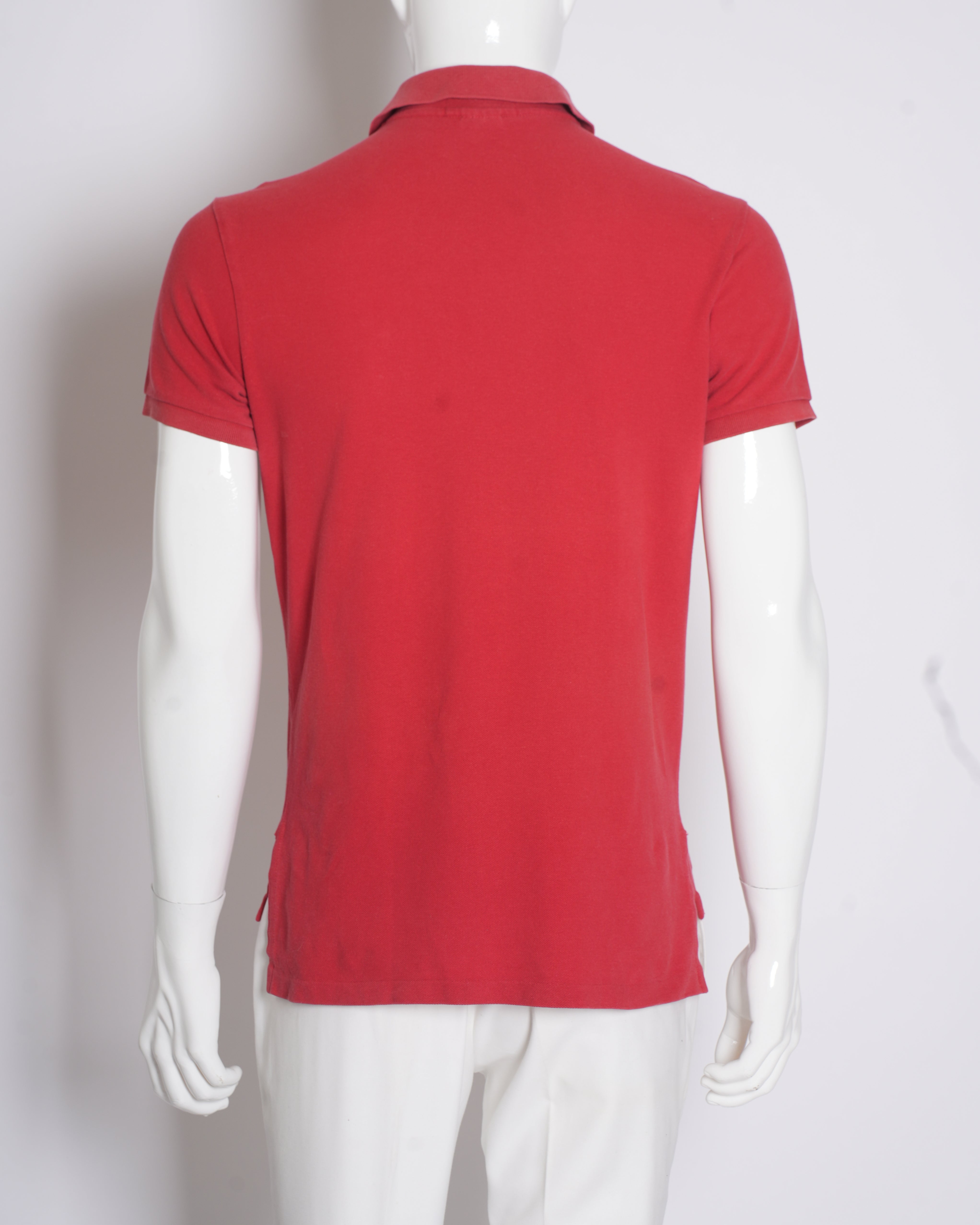 Polo By Ralph Lauren Men's Polo T-shirt In Red
