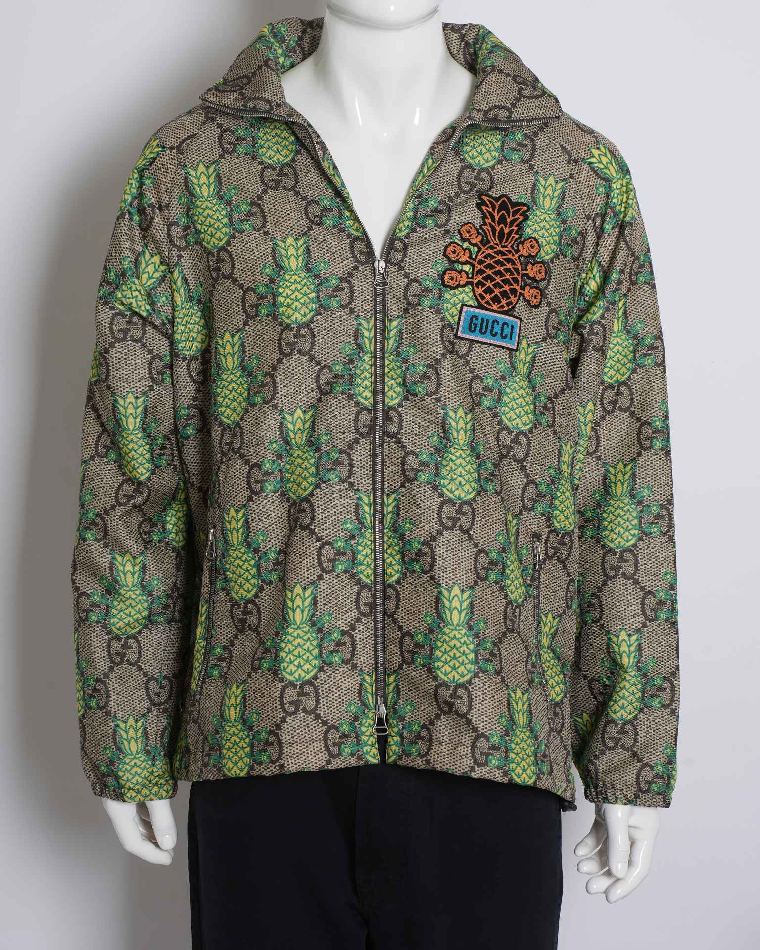 New Gucci GG Pineapple Print Jacket