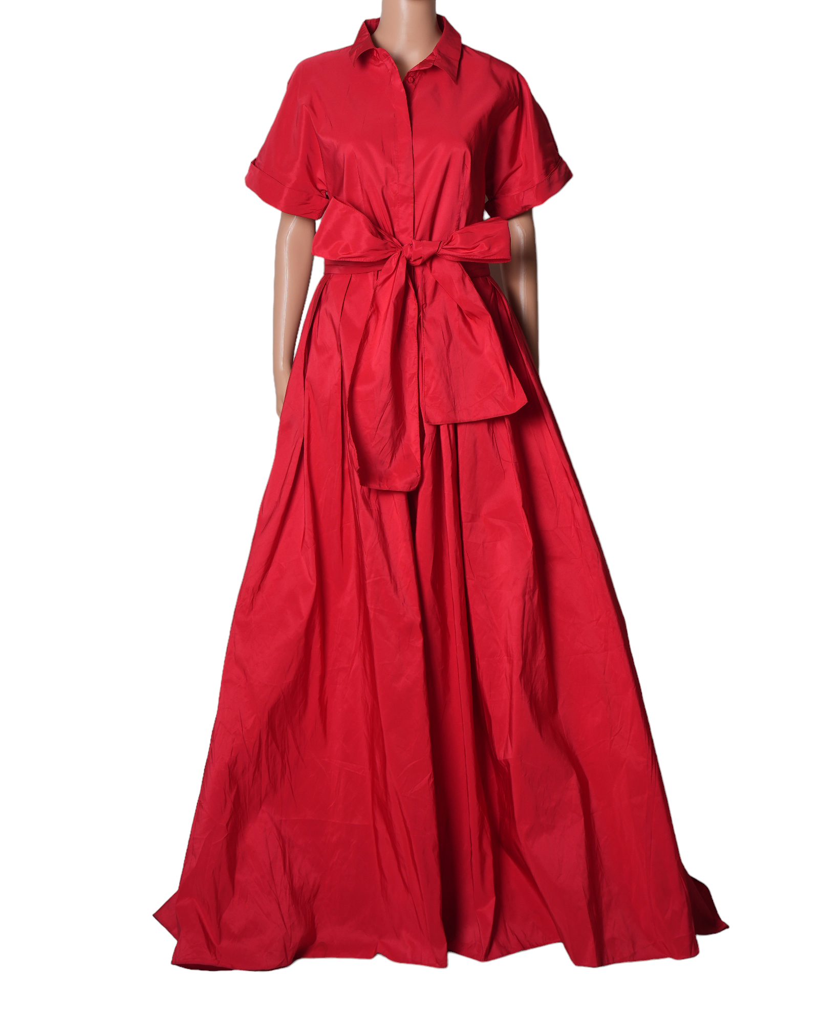 Carolina Herrera Taffeta Shirt Dress