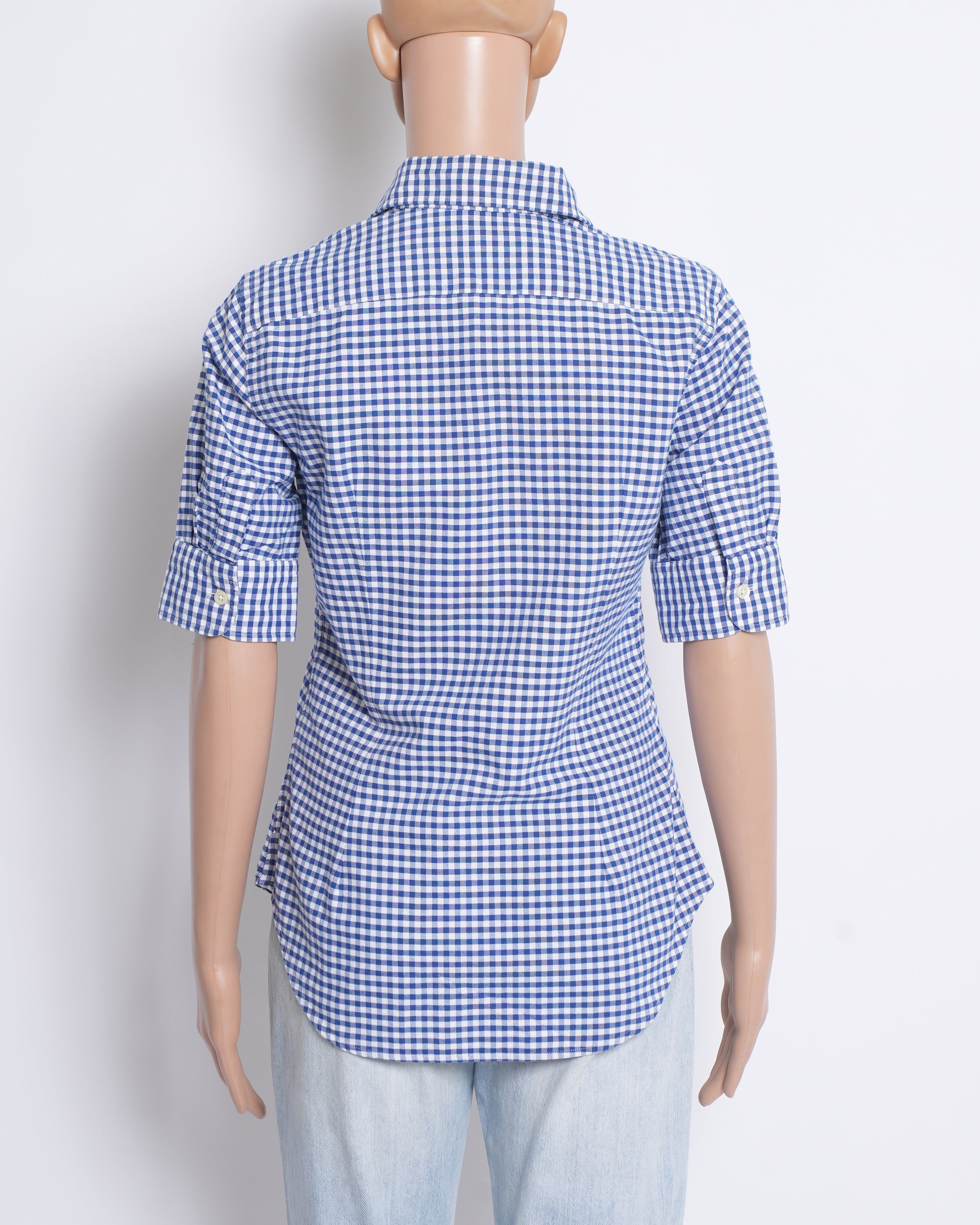 Ralph Lauren Blue Gingham Check Shirt