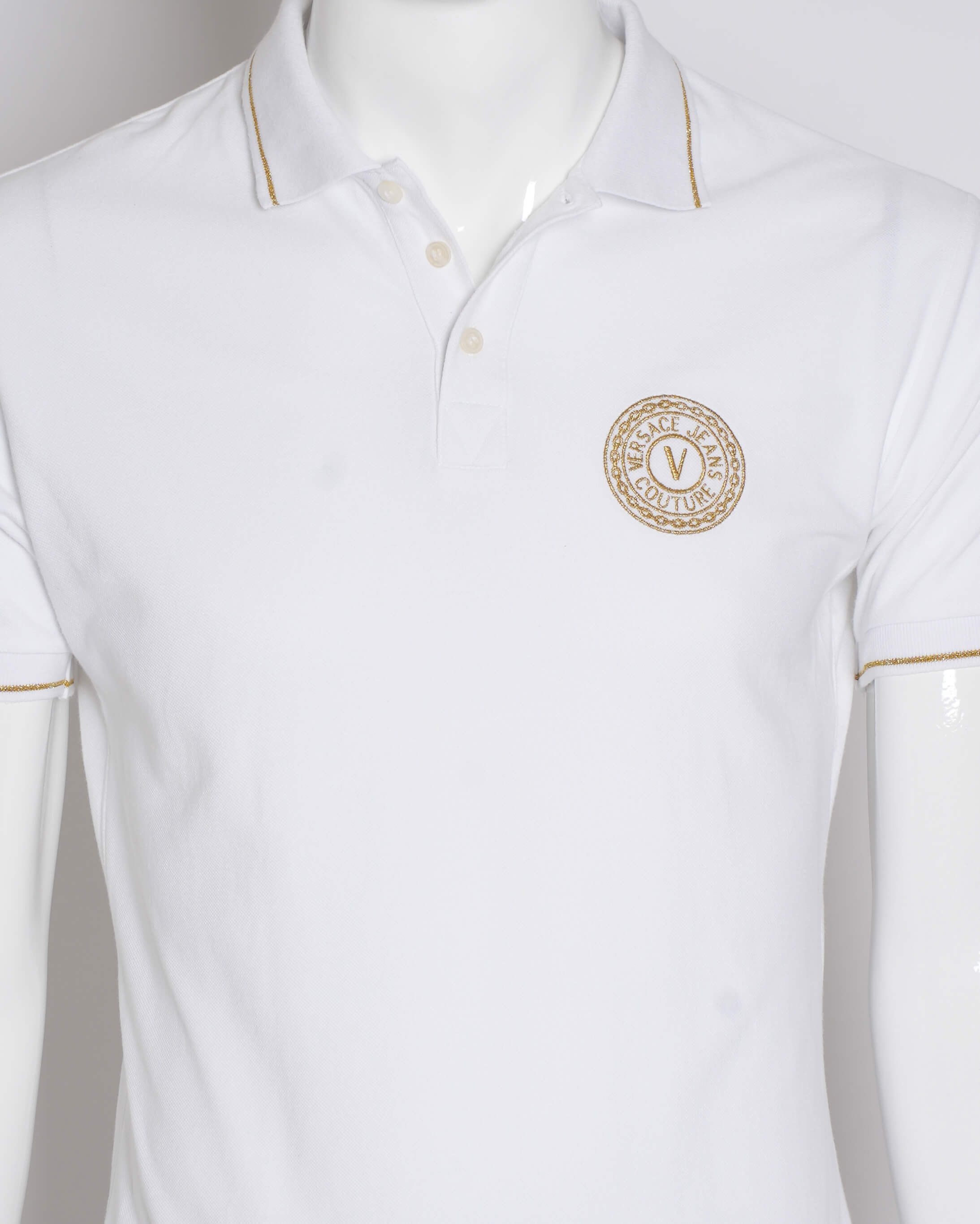 Versace couture Polo White