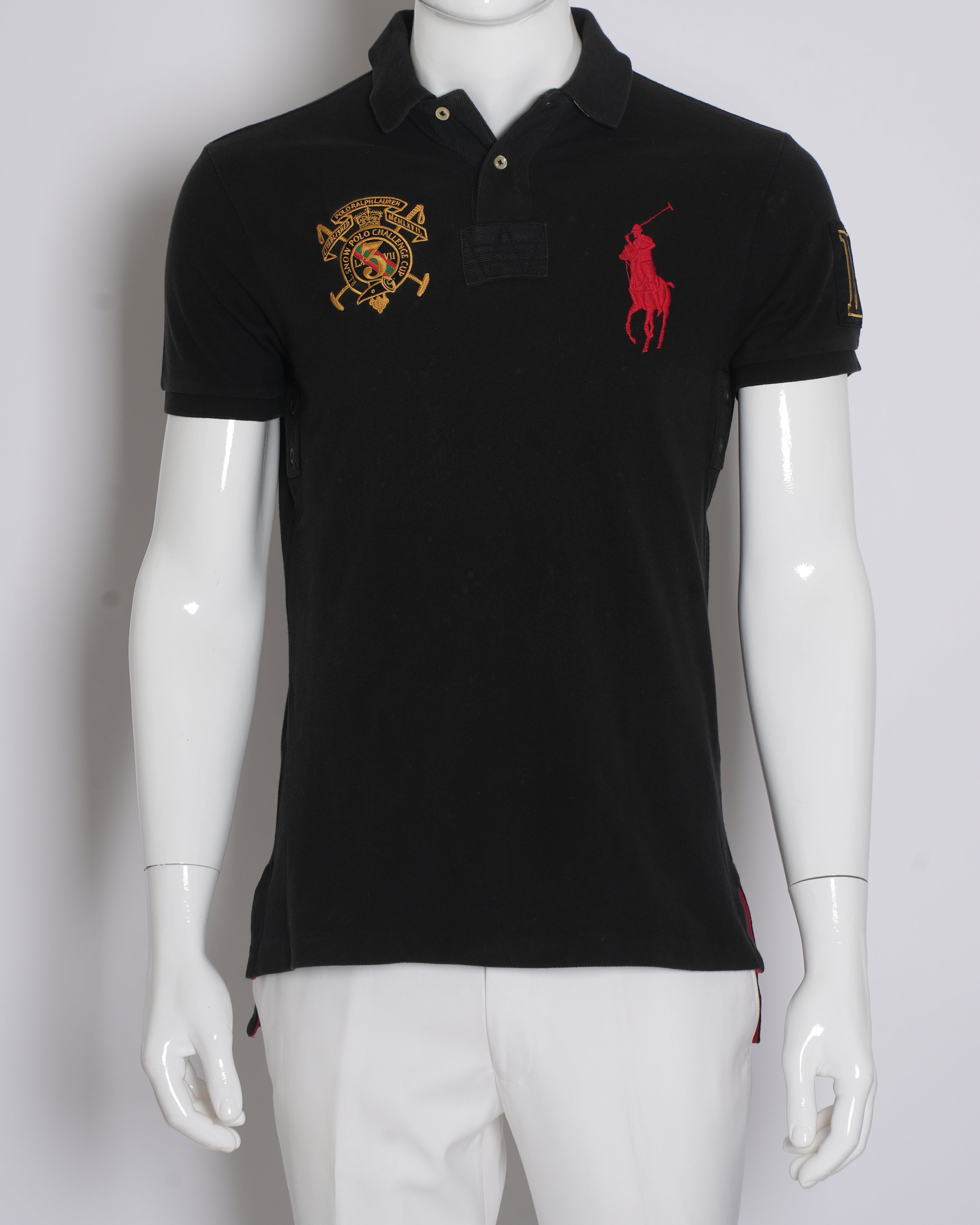 Polo By Ralph Lauren Men's Polo T-shirt In Black