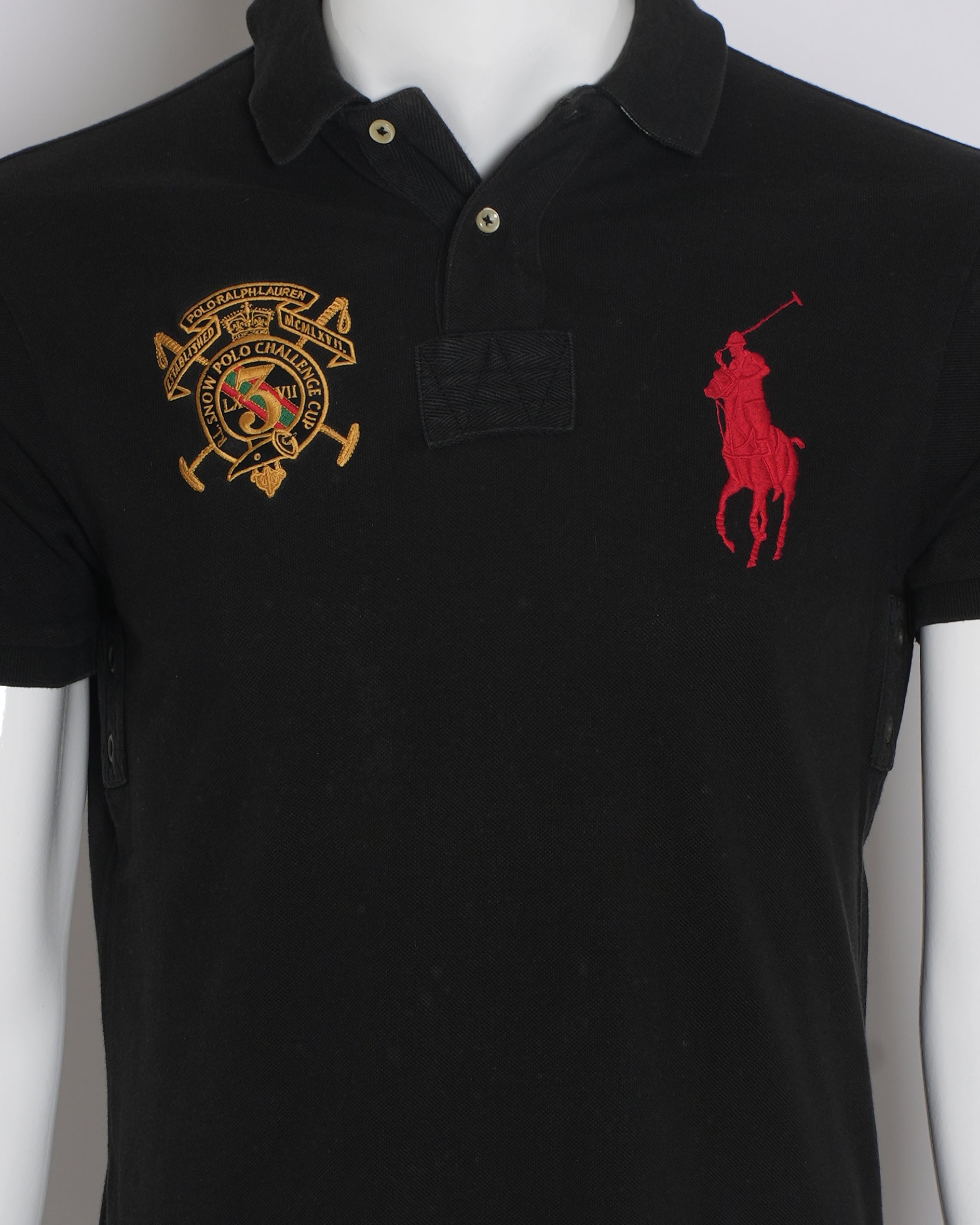 Polo By Ralph Lauren Men's Polo T-shirt In Black