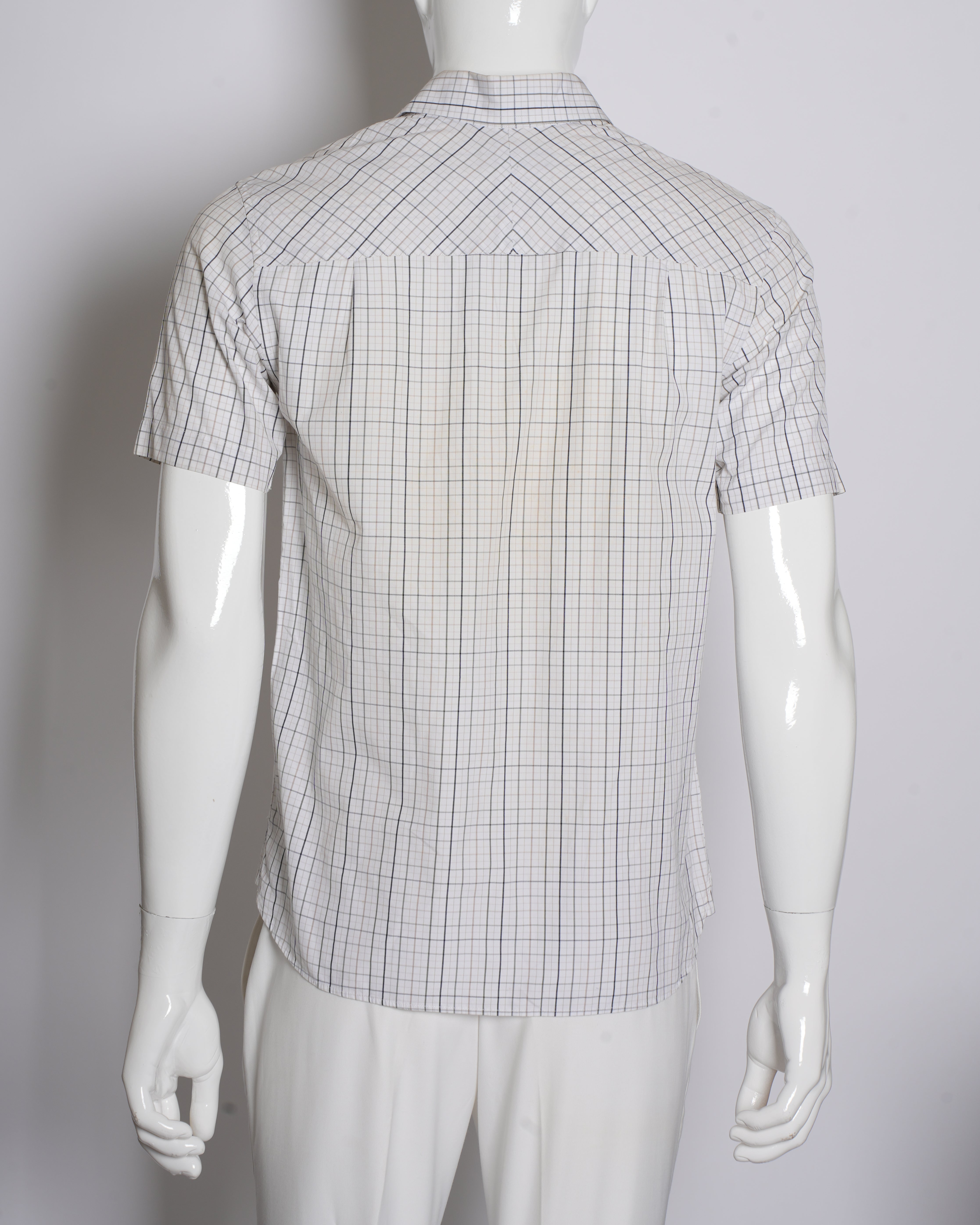 Fred perry classic gingham short sleeve shirt
