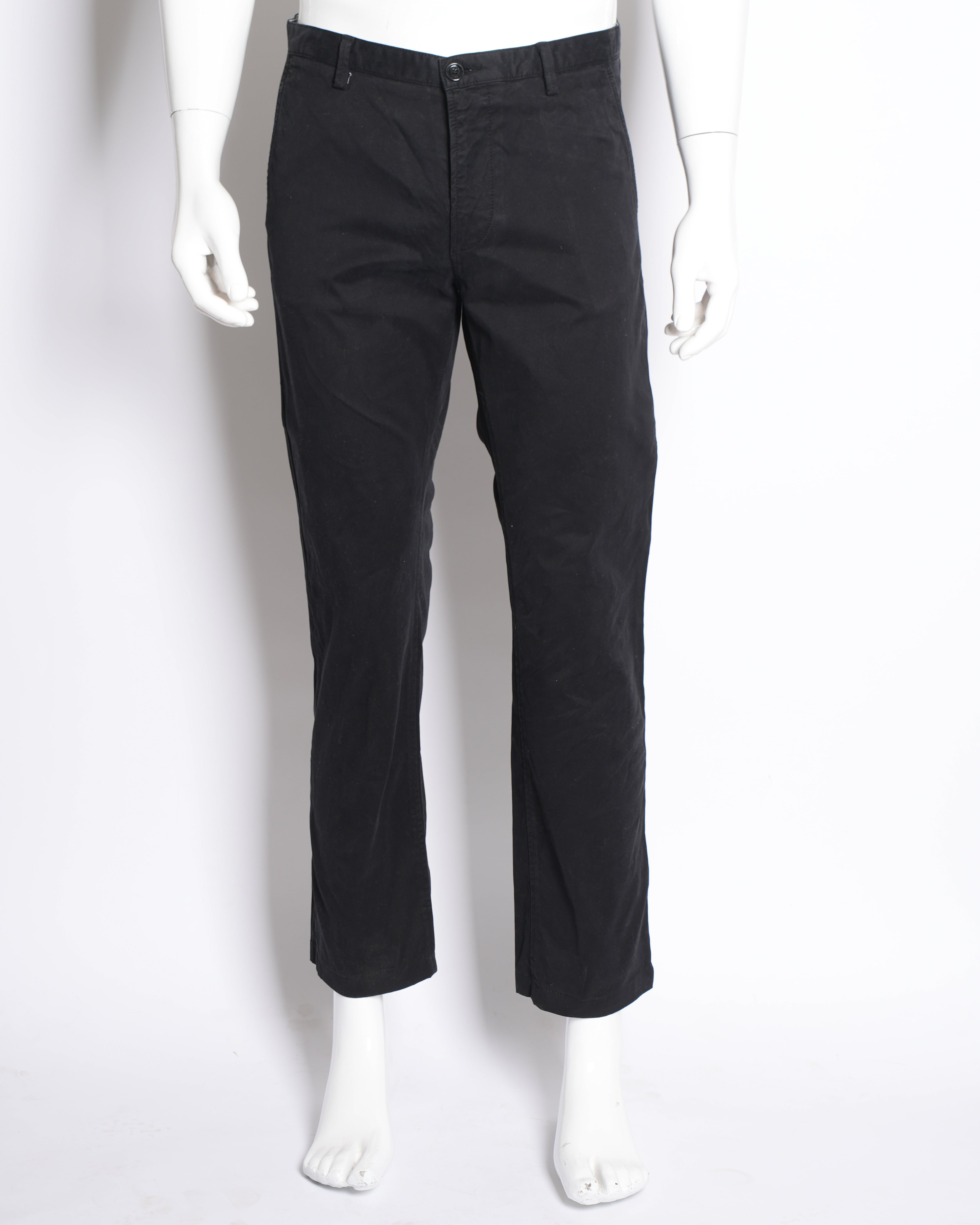 BOSS Men's Black Straight-Fit Jeans