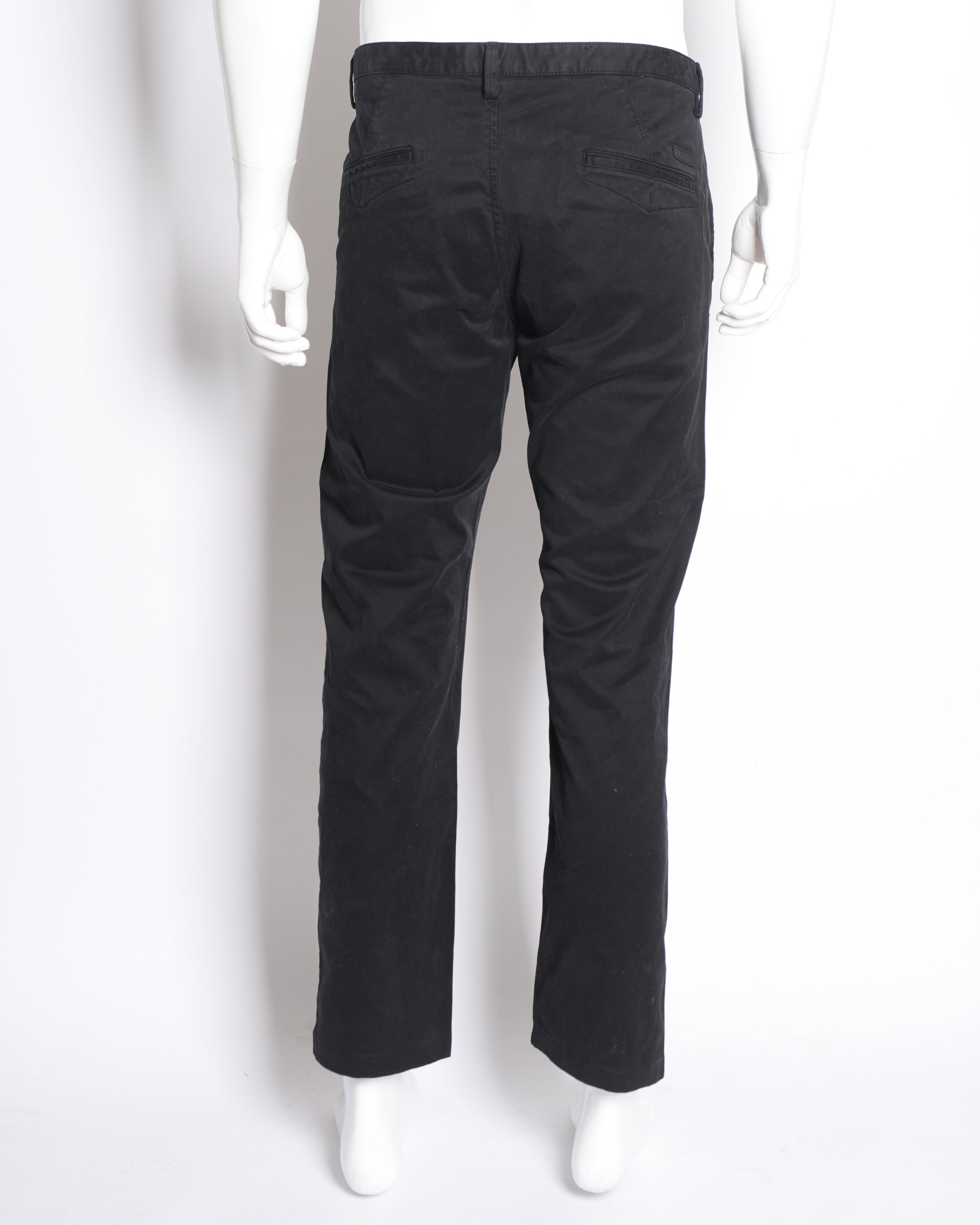 BOSS Men's Black Straight-Fit Jeans