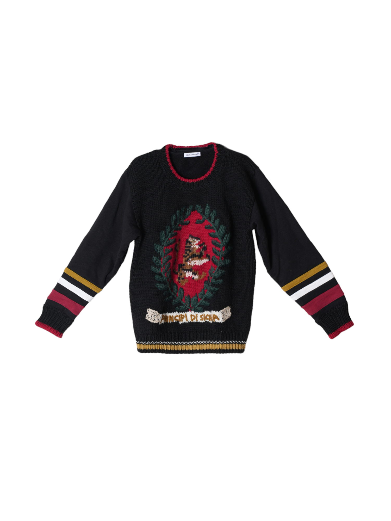Dolce & Gabbana Jersey + Woven Sweatshirt
