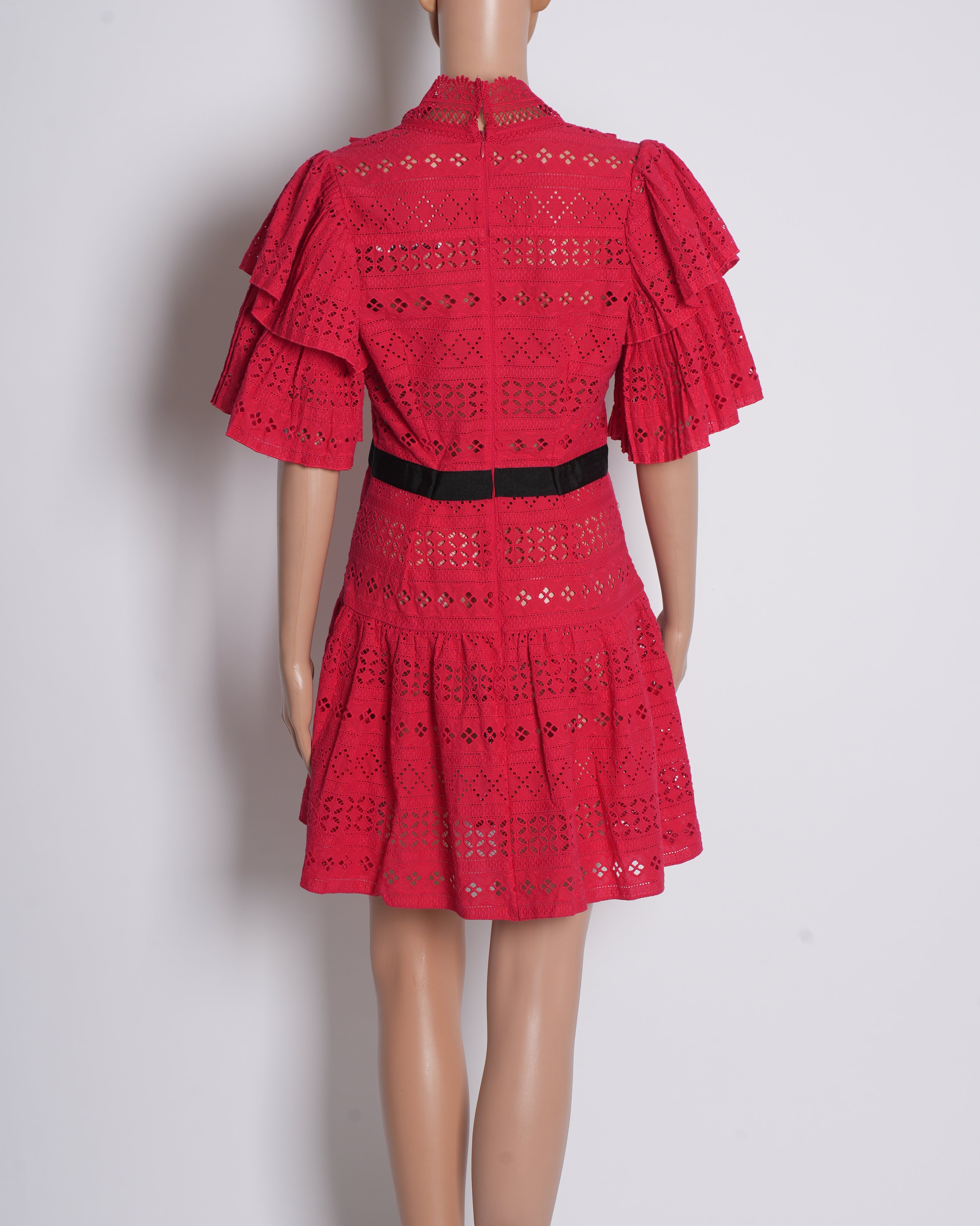 Self portrait Lace Dress In Red