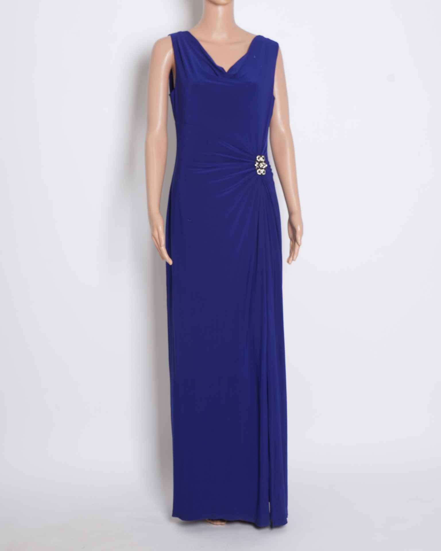 Ralph Lauren Bodycone Dress In Blue