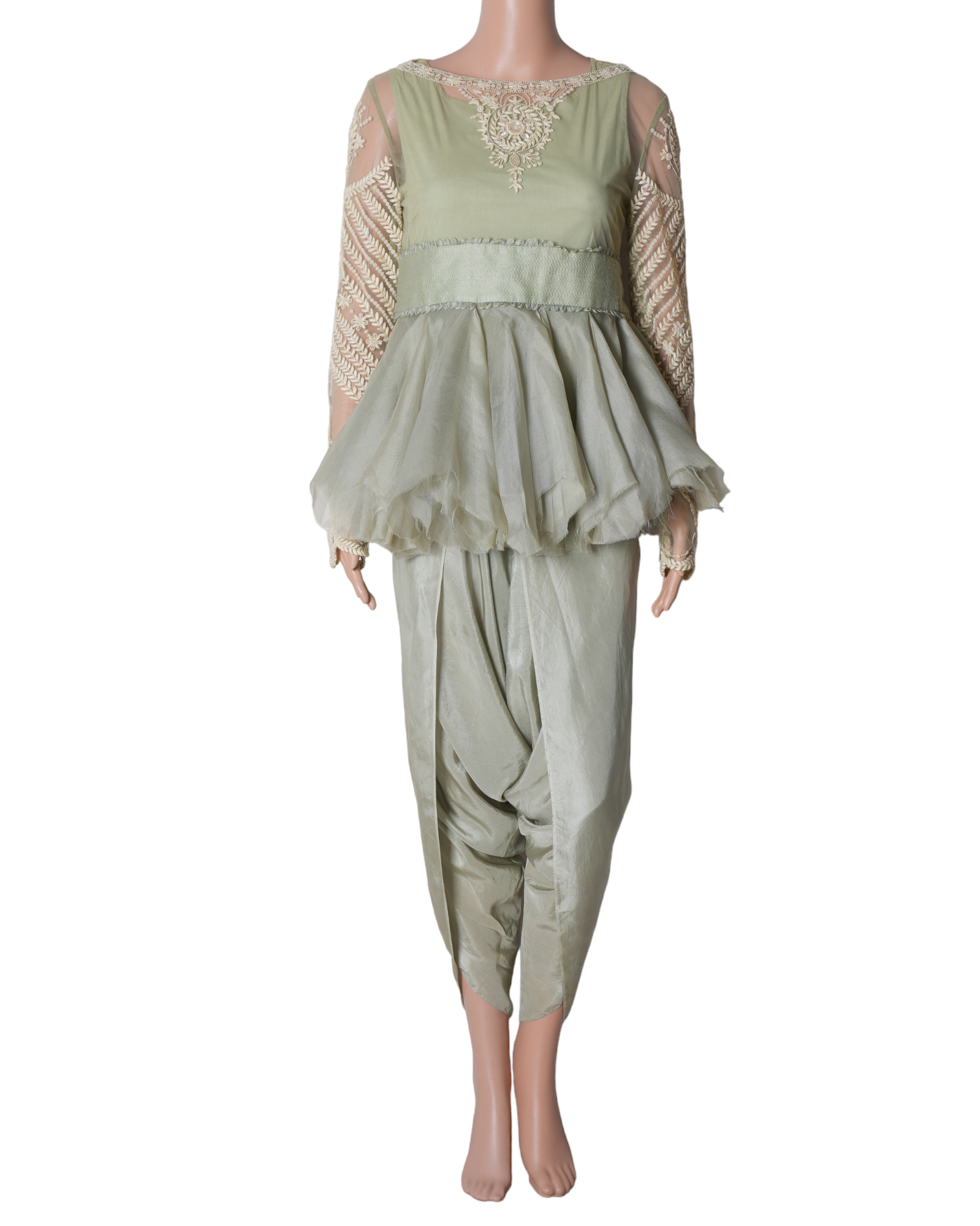 Anamika Khanna Dhoti With Peplum set