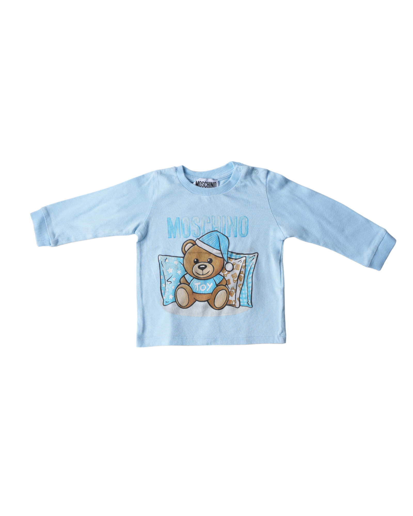Moschino Blue Printed T-shirt