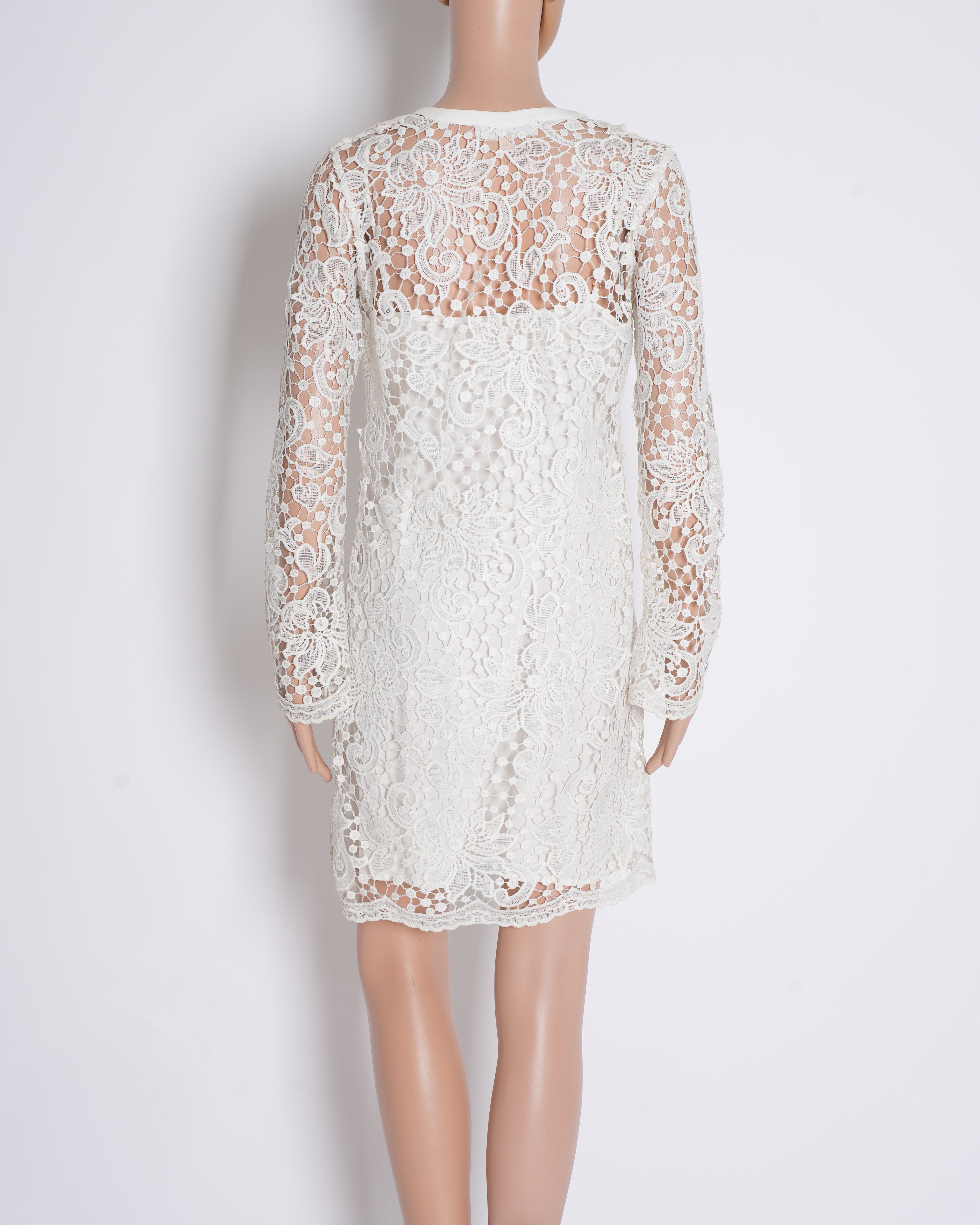 Michael Kors Lace Dress In White