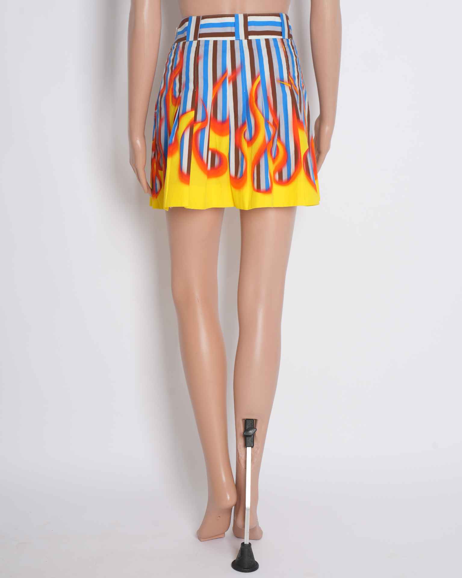 Prada Flame Printed Women's Skirt