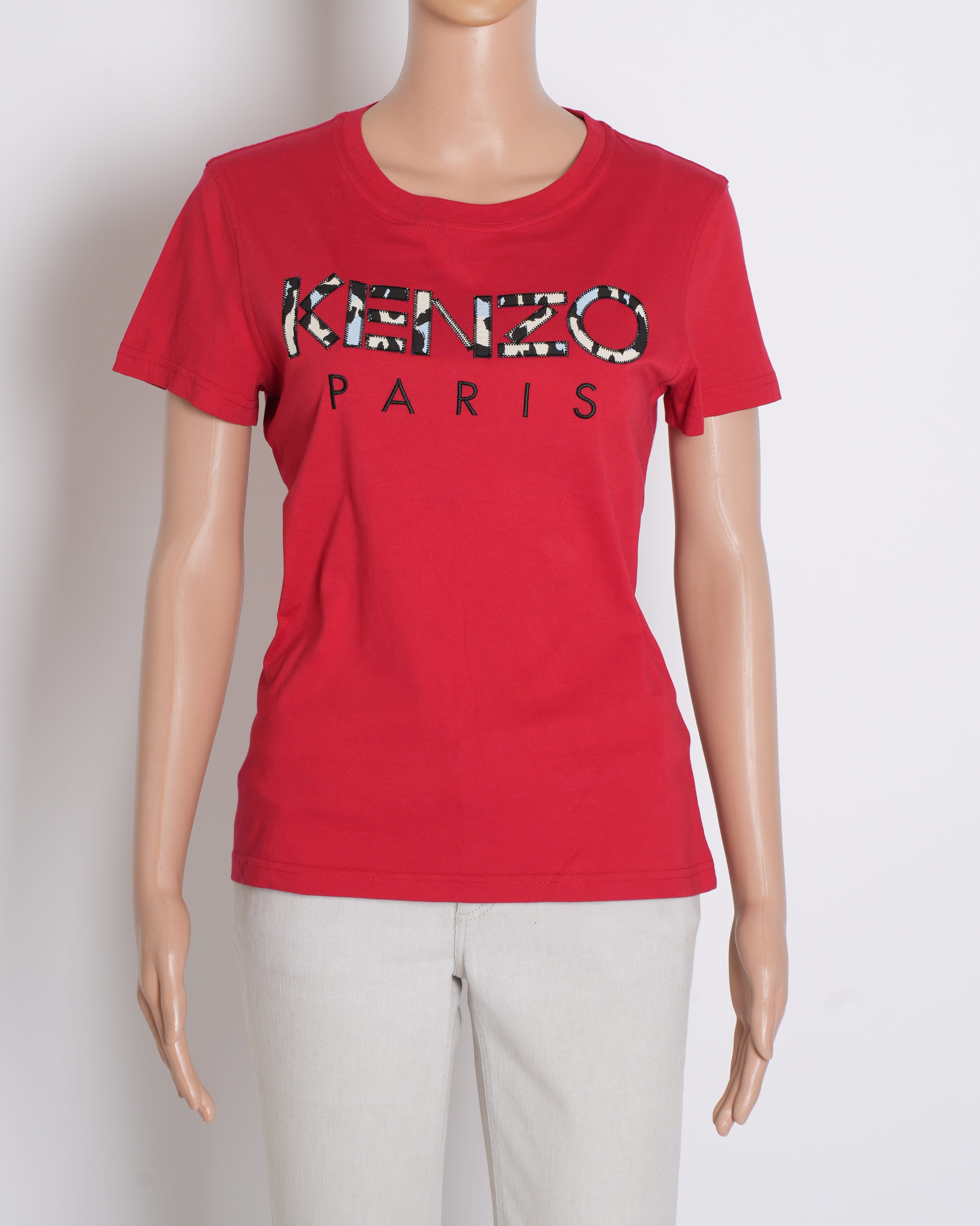 Kenzo Women's Paris T-Shirt in Red