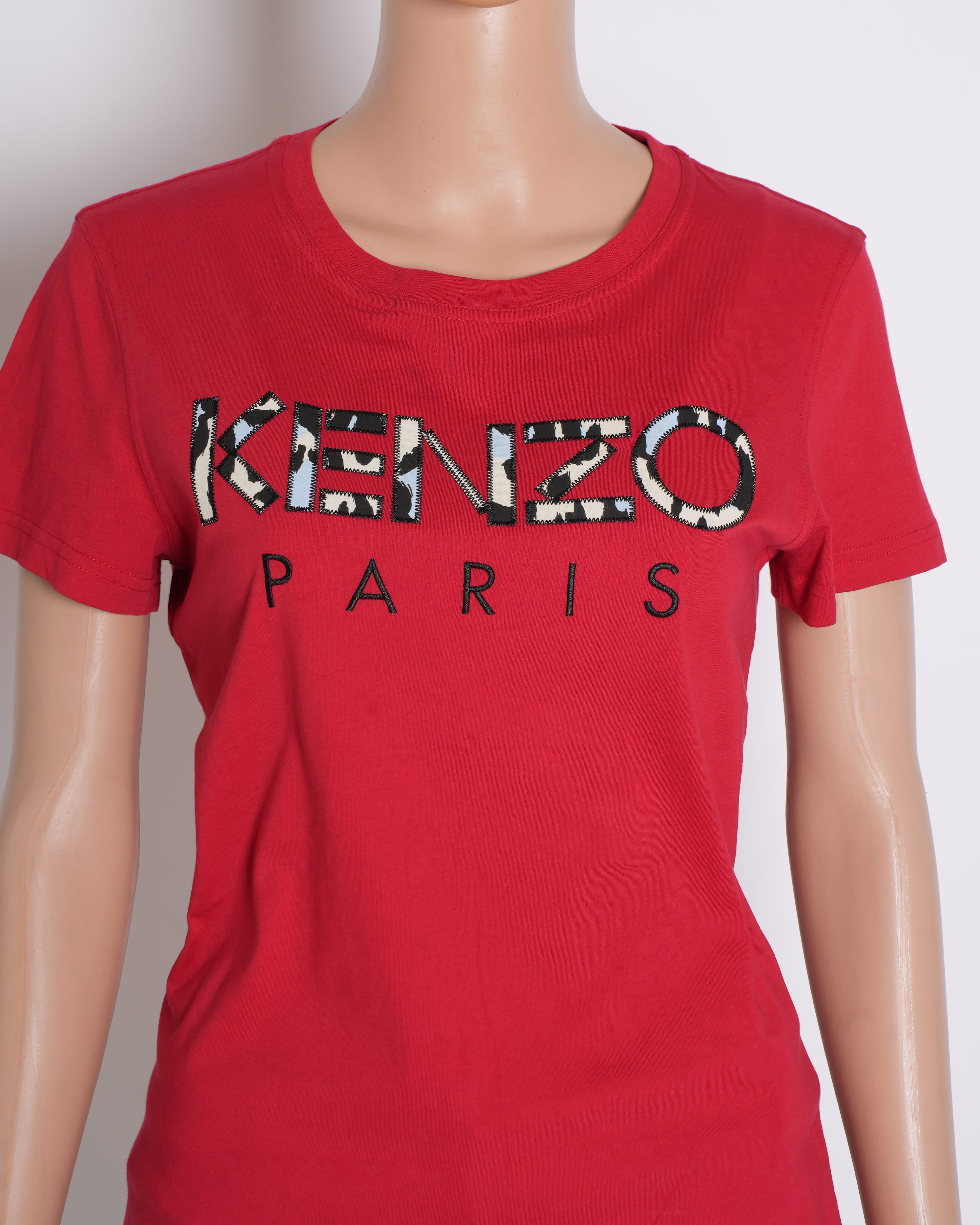 Kenzo Women's Paris T-Shirt in Red