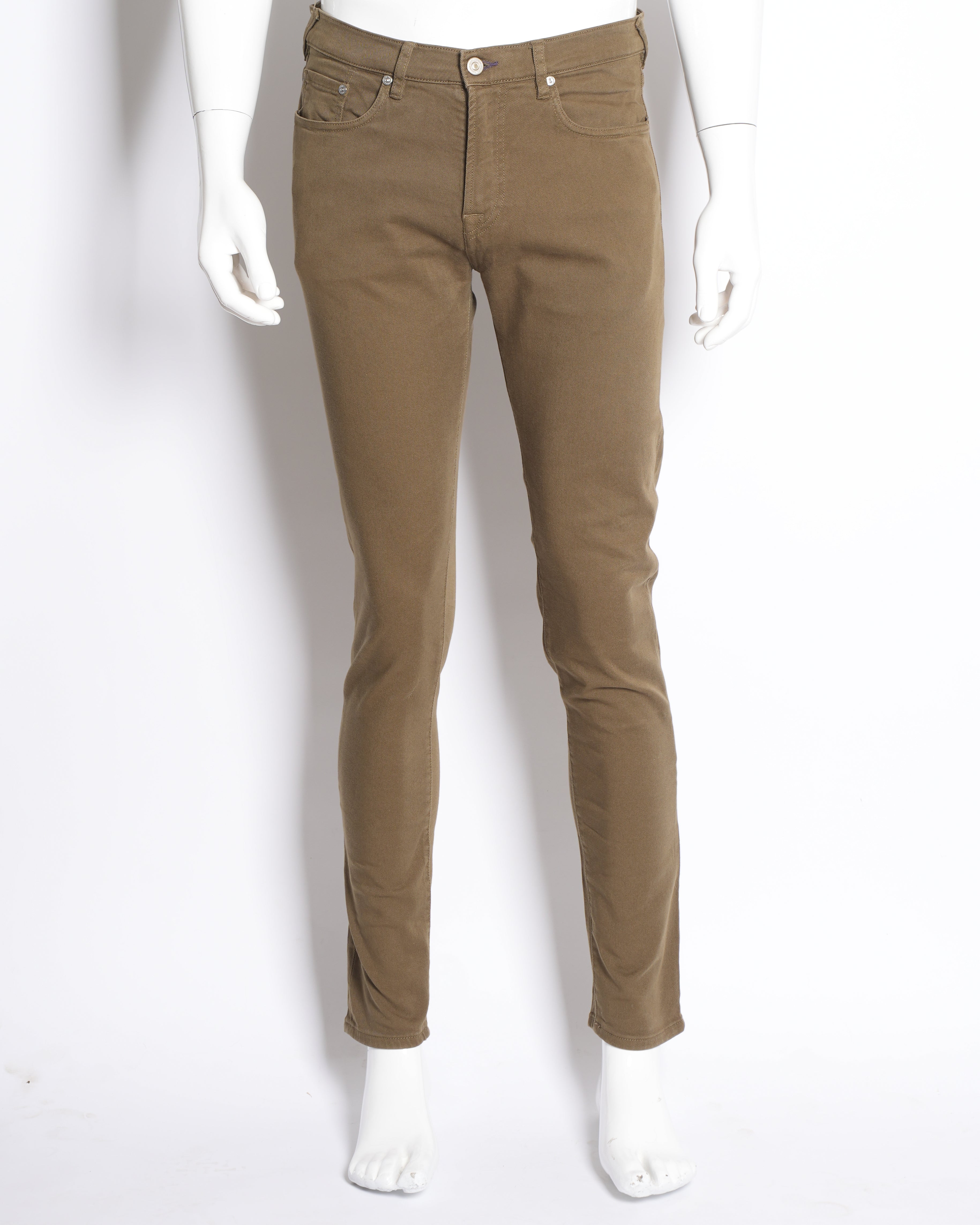 Paul Smith Men's Khaki Green Straight fit Jeans