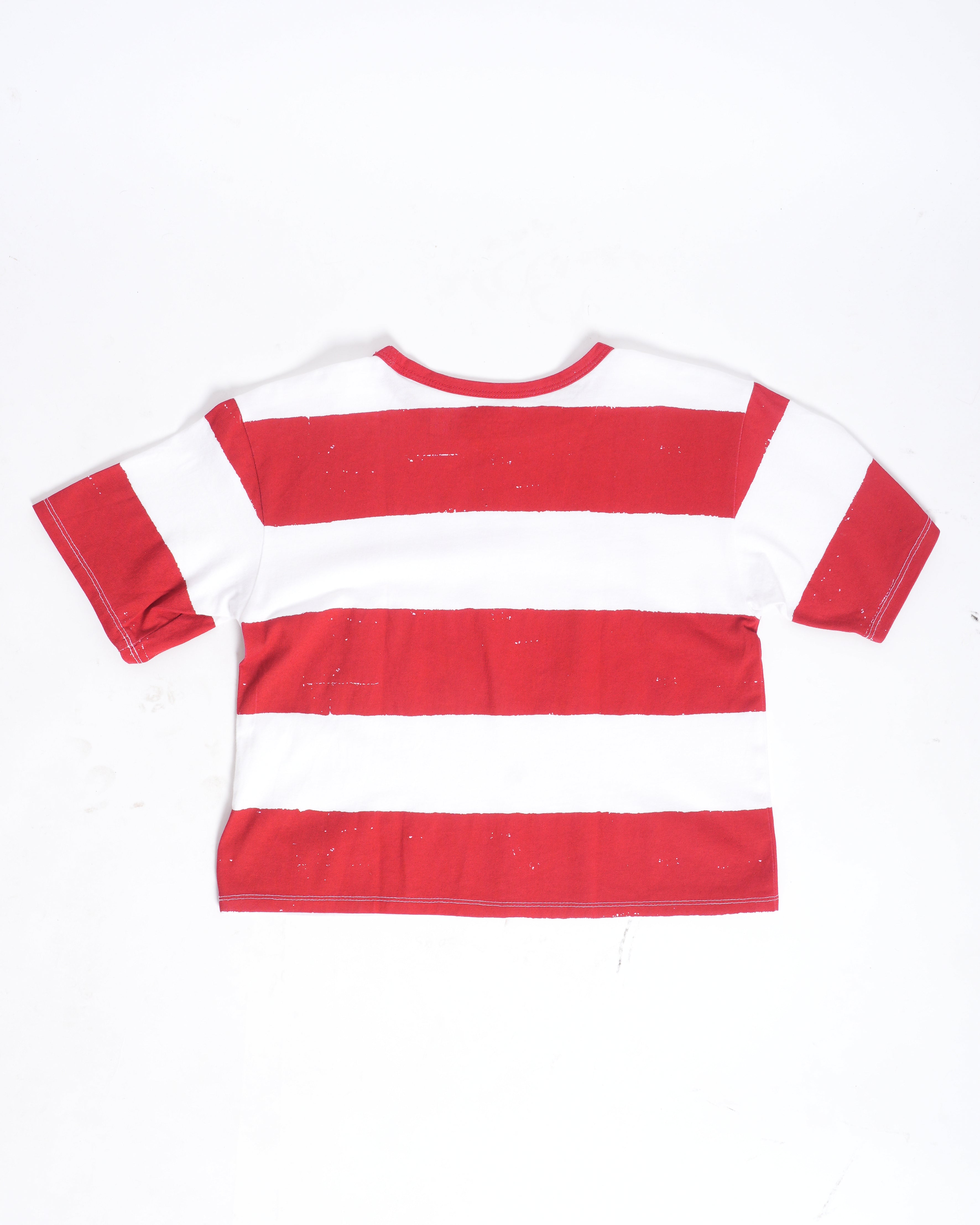 Polo By Ralph Lauren Boy's Tshirt In Red & White