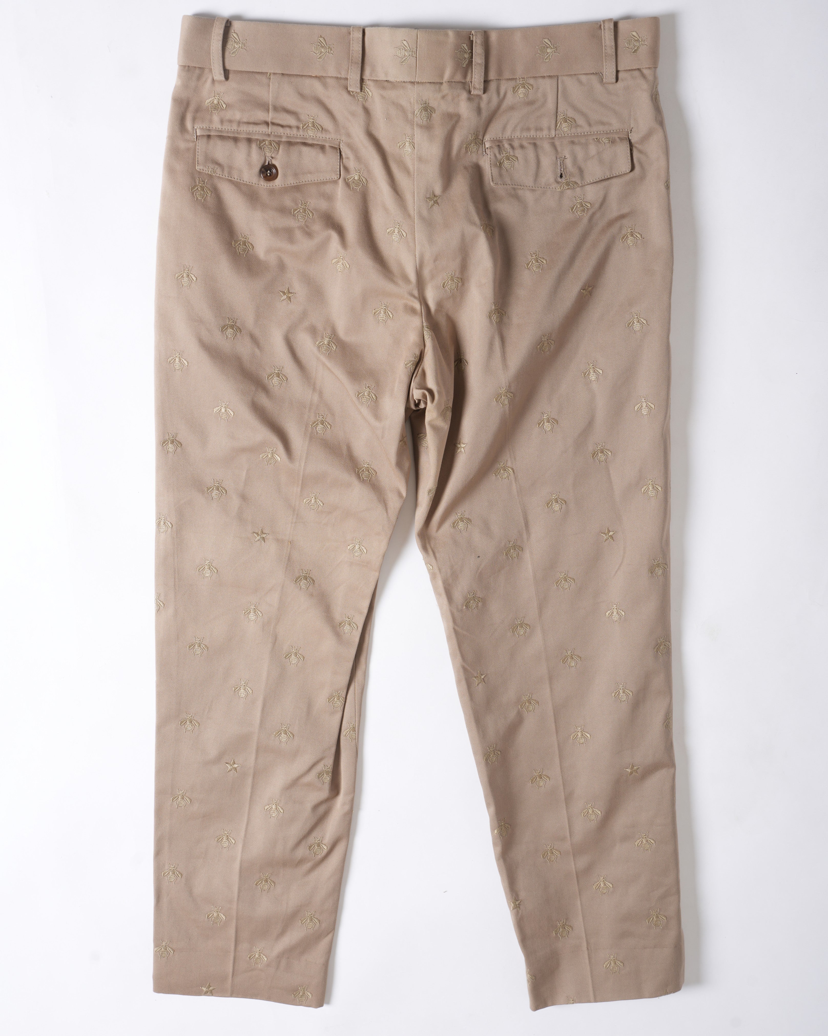 Gucci men's embroidered pants