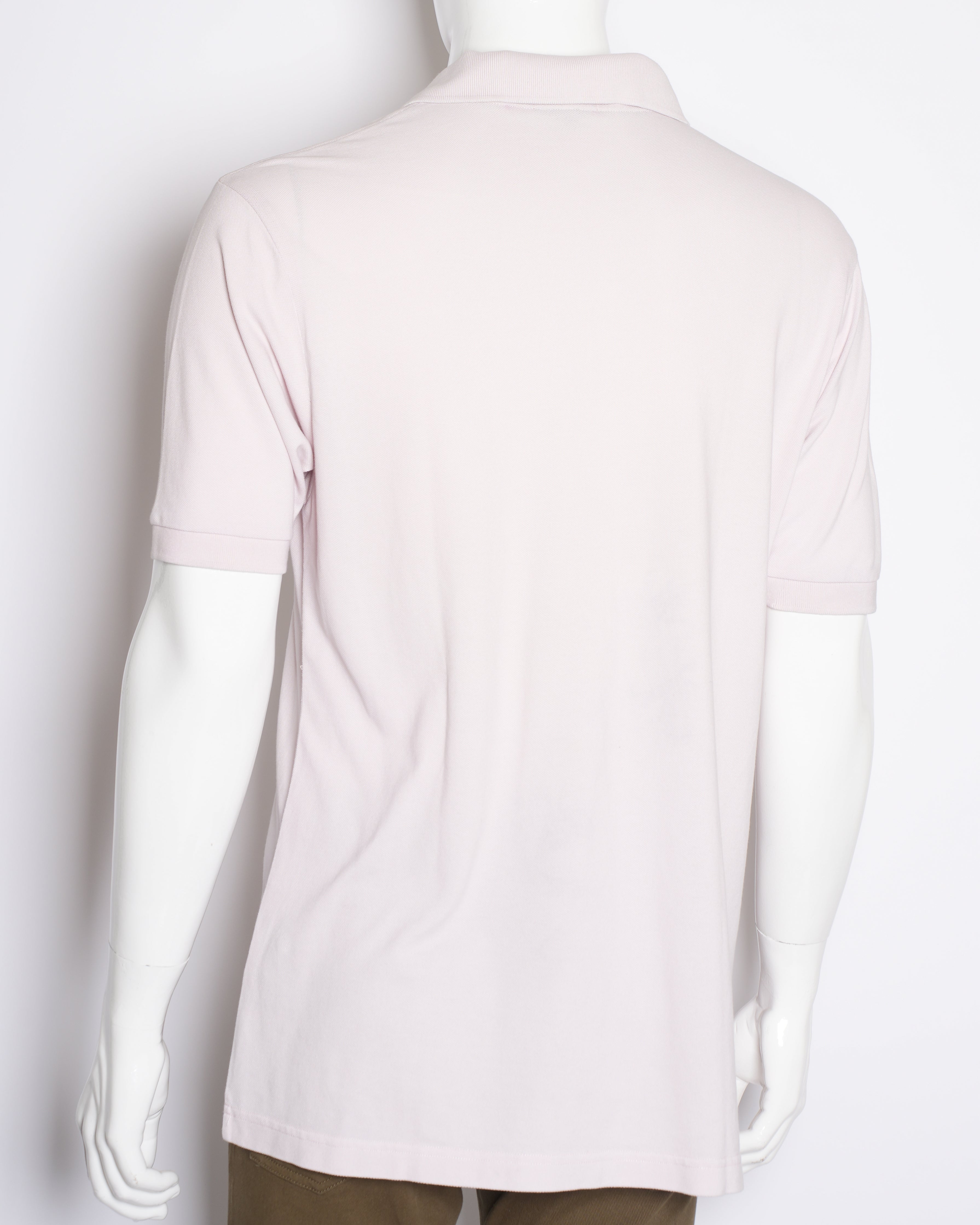Burberry Men's Classic Polo T-Shirt in Baby Pink