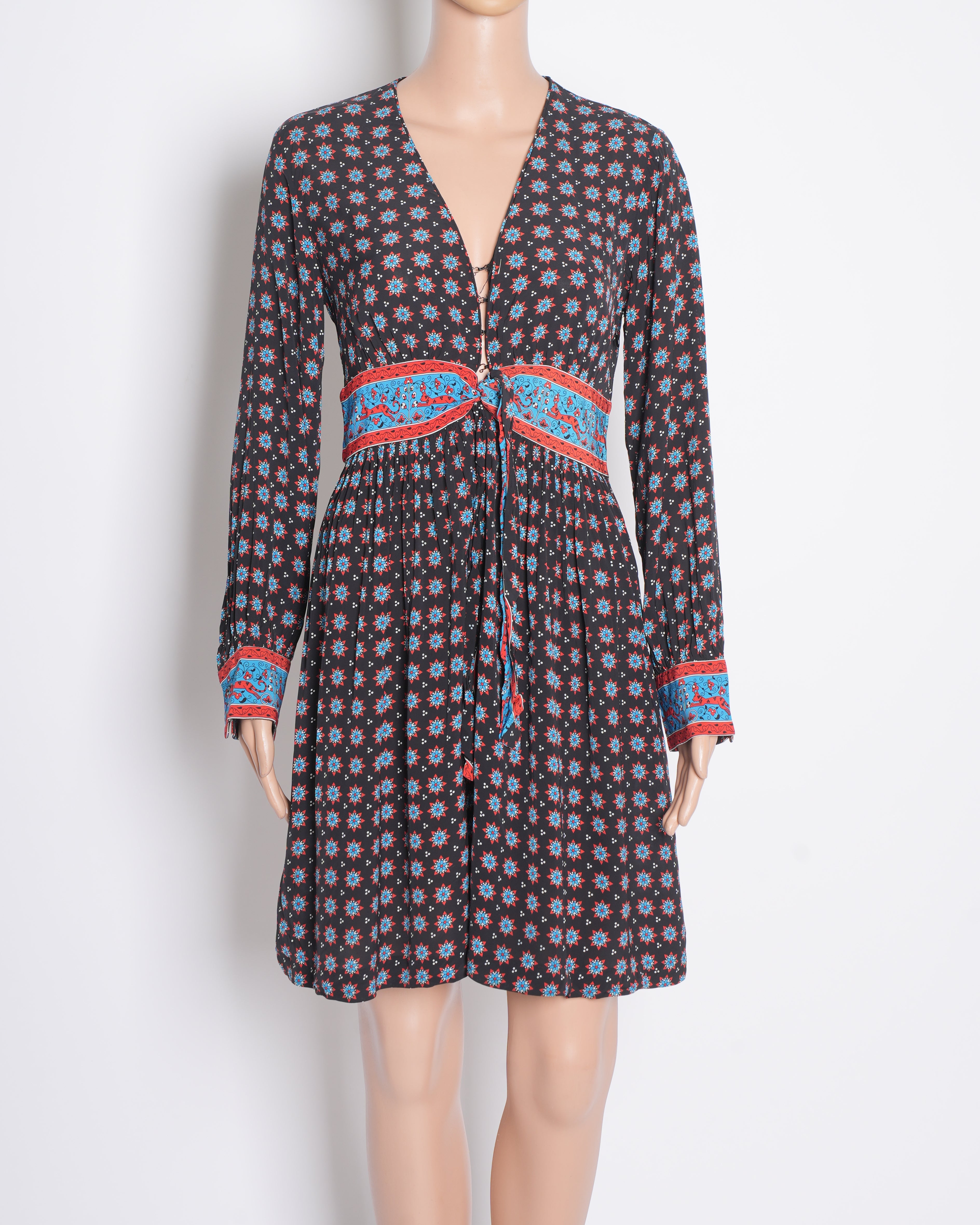 Sandro Mini Printed Dress