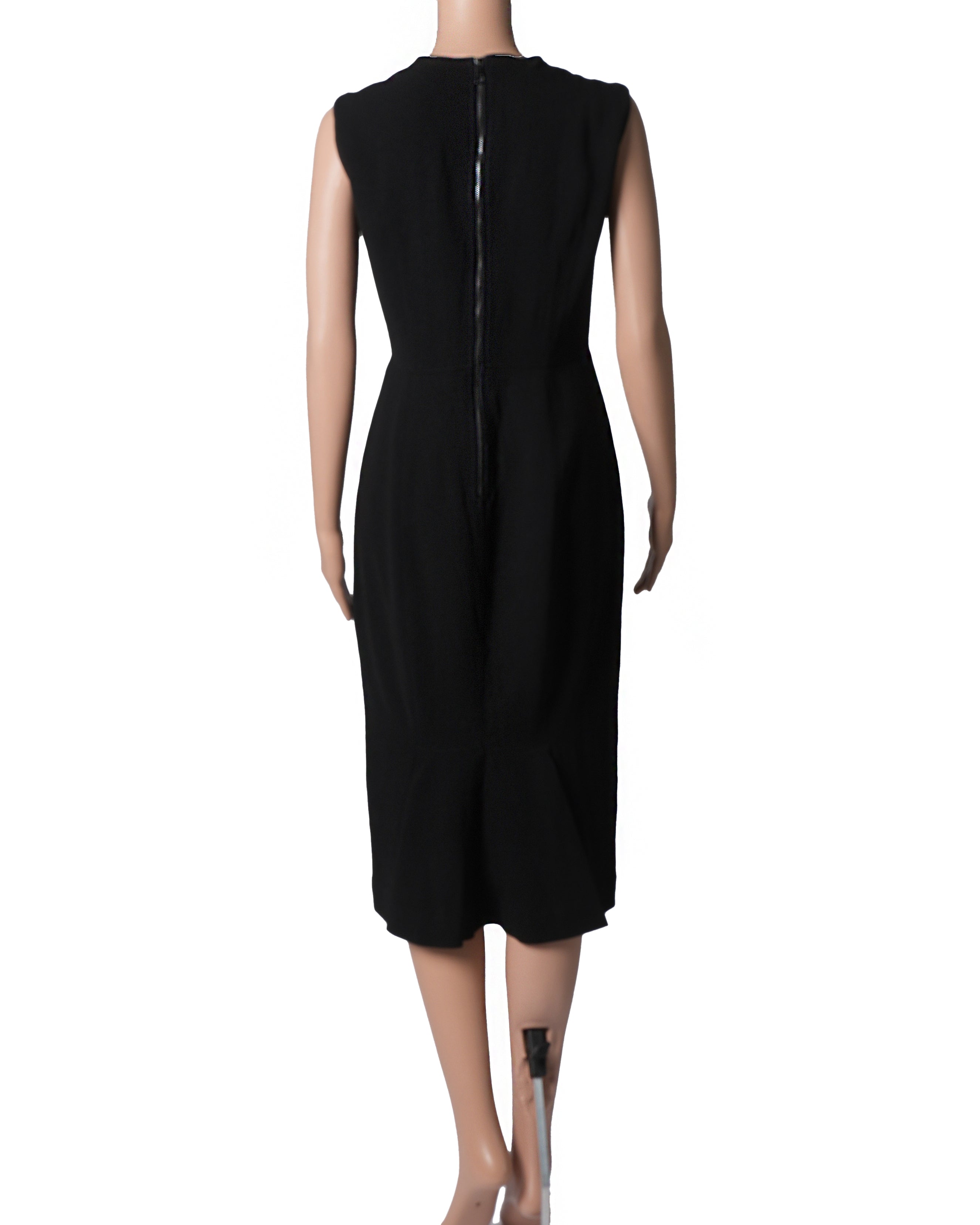 Burberry Bodycone Sleeveless Dress In Black