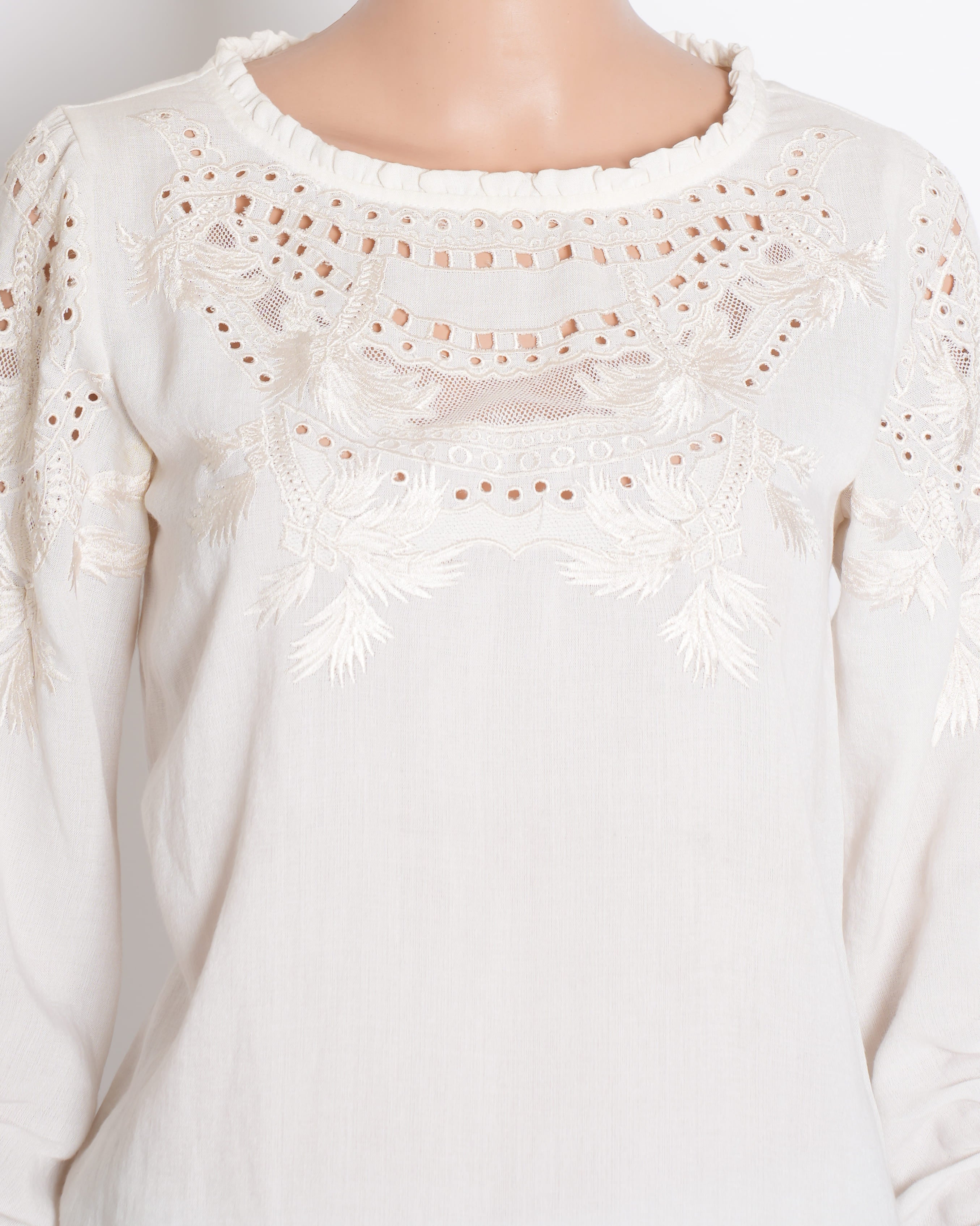 Rana Gill Top In White