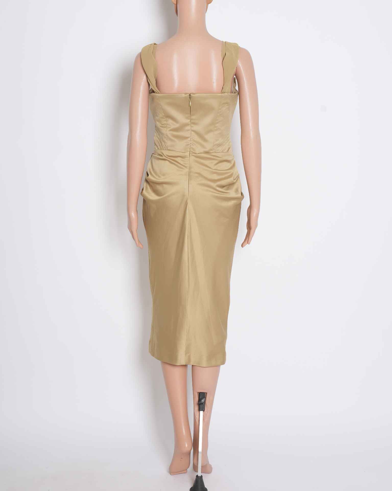 House of CB Corset Dress In Light Olive