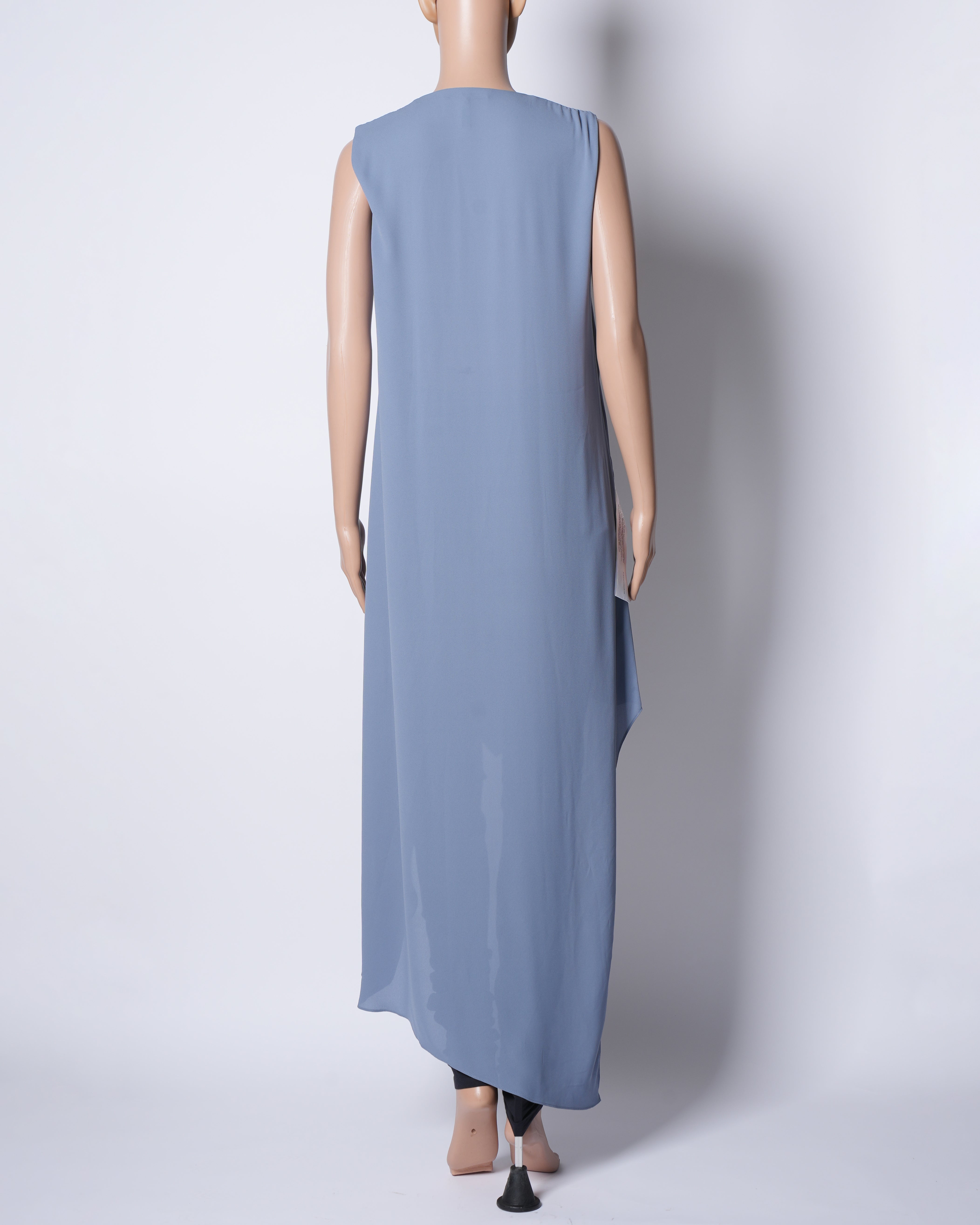 Bcbg Asymetric Powder Blue Dress