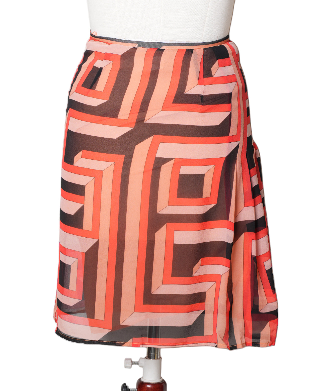 Vintage Versace Silk Gianni Skirt